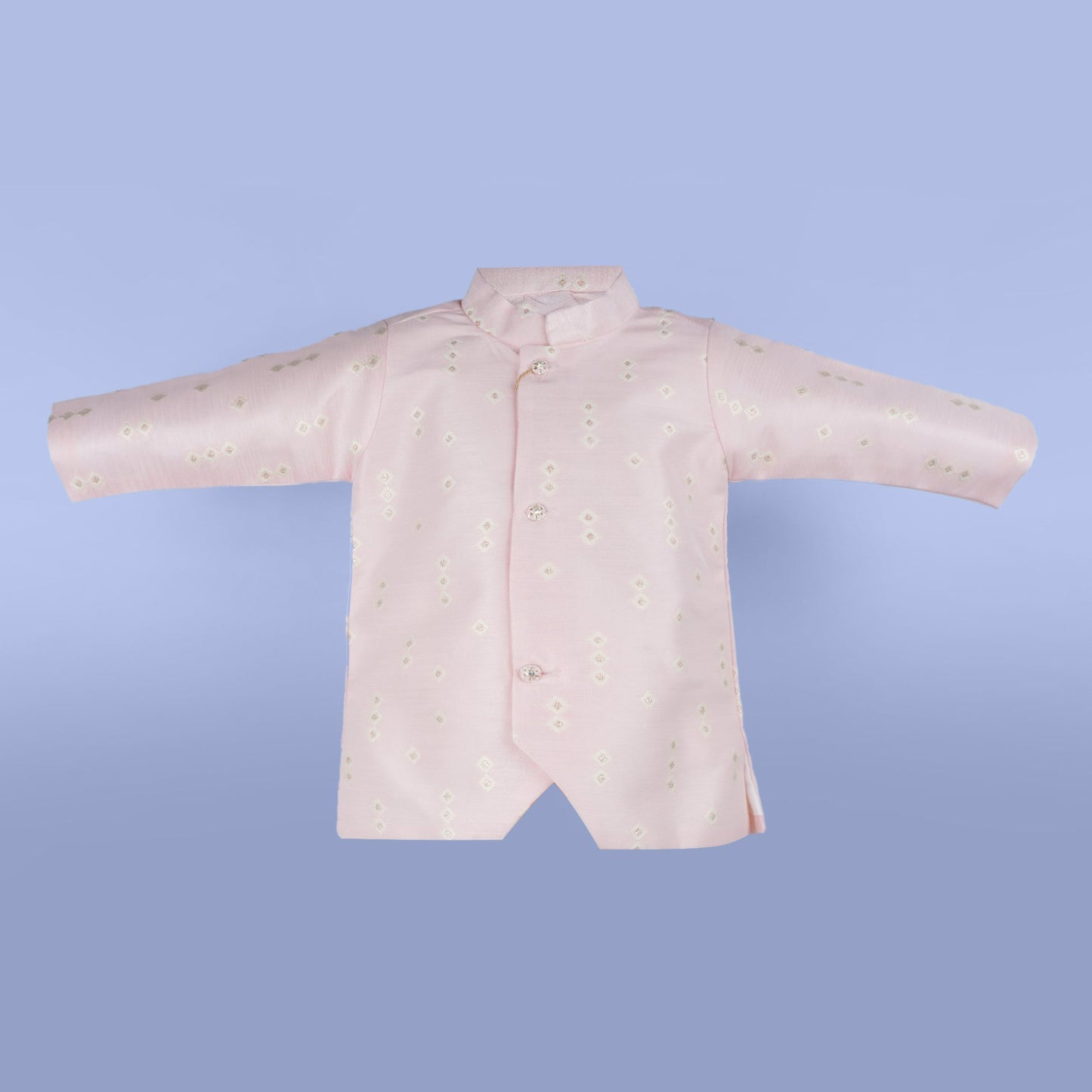 Traditional Light Pink Dhoti Kurta Set for Boys by Archies