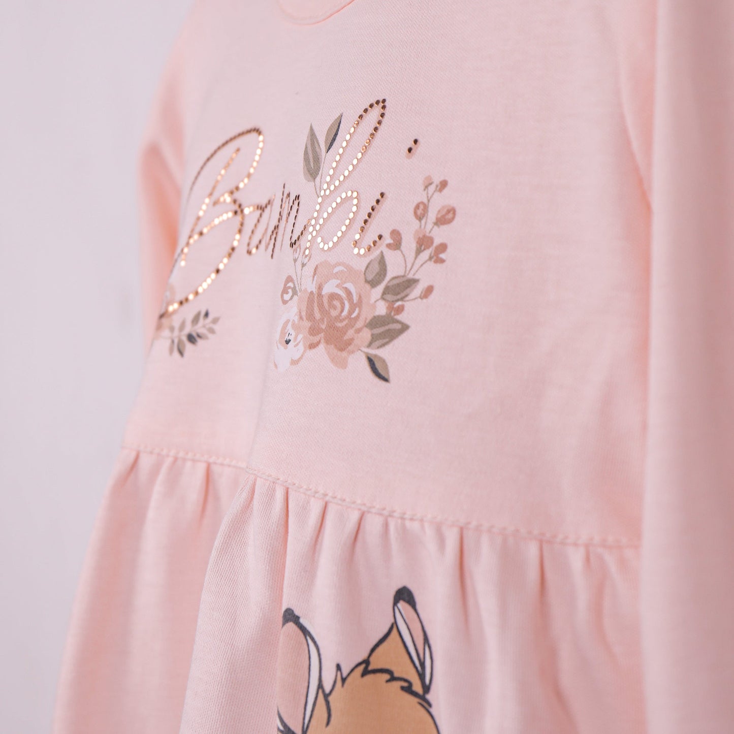 Girls Light Pink Full Sleeve Top & Slip-On Pants – Smart Outdoor Essentials