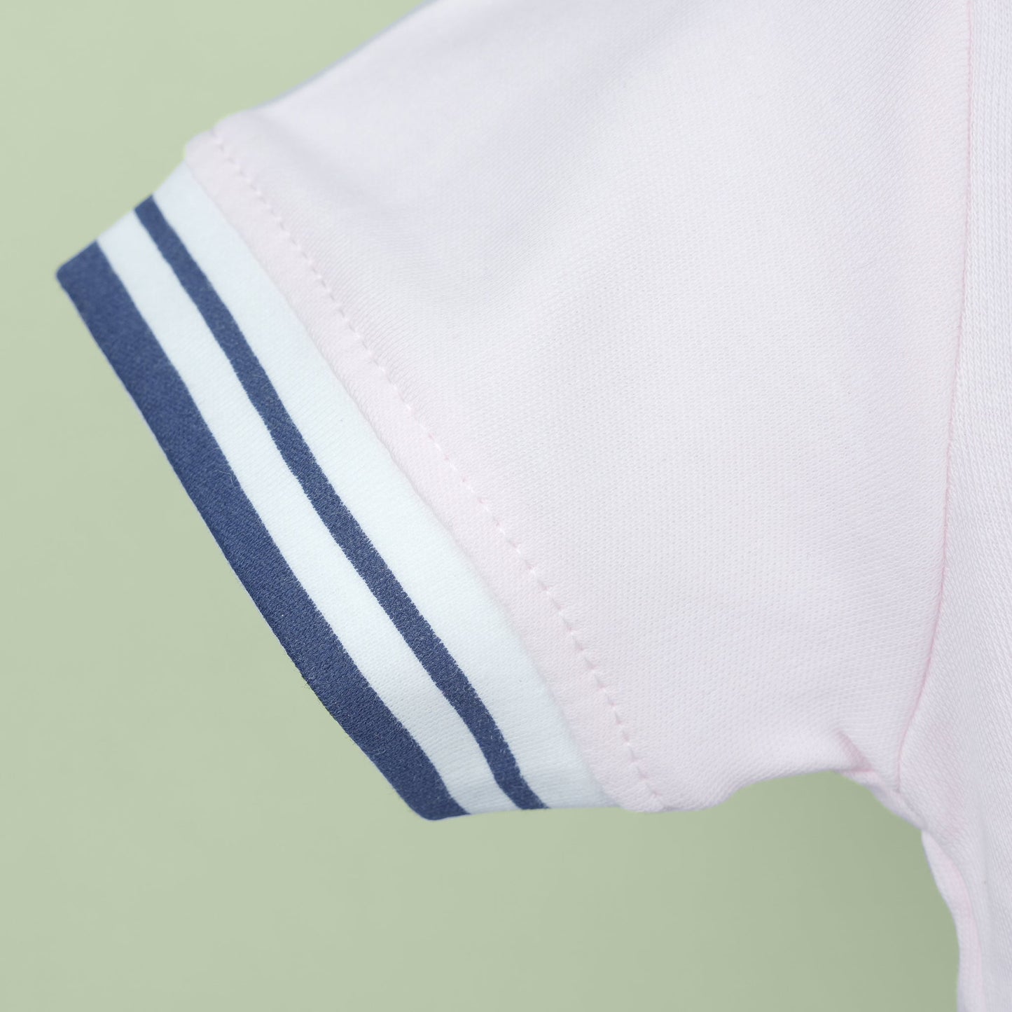Breezy & Playful: Neo Nate Boys Light Pink Knee-Length Romper with Embroidery