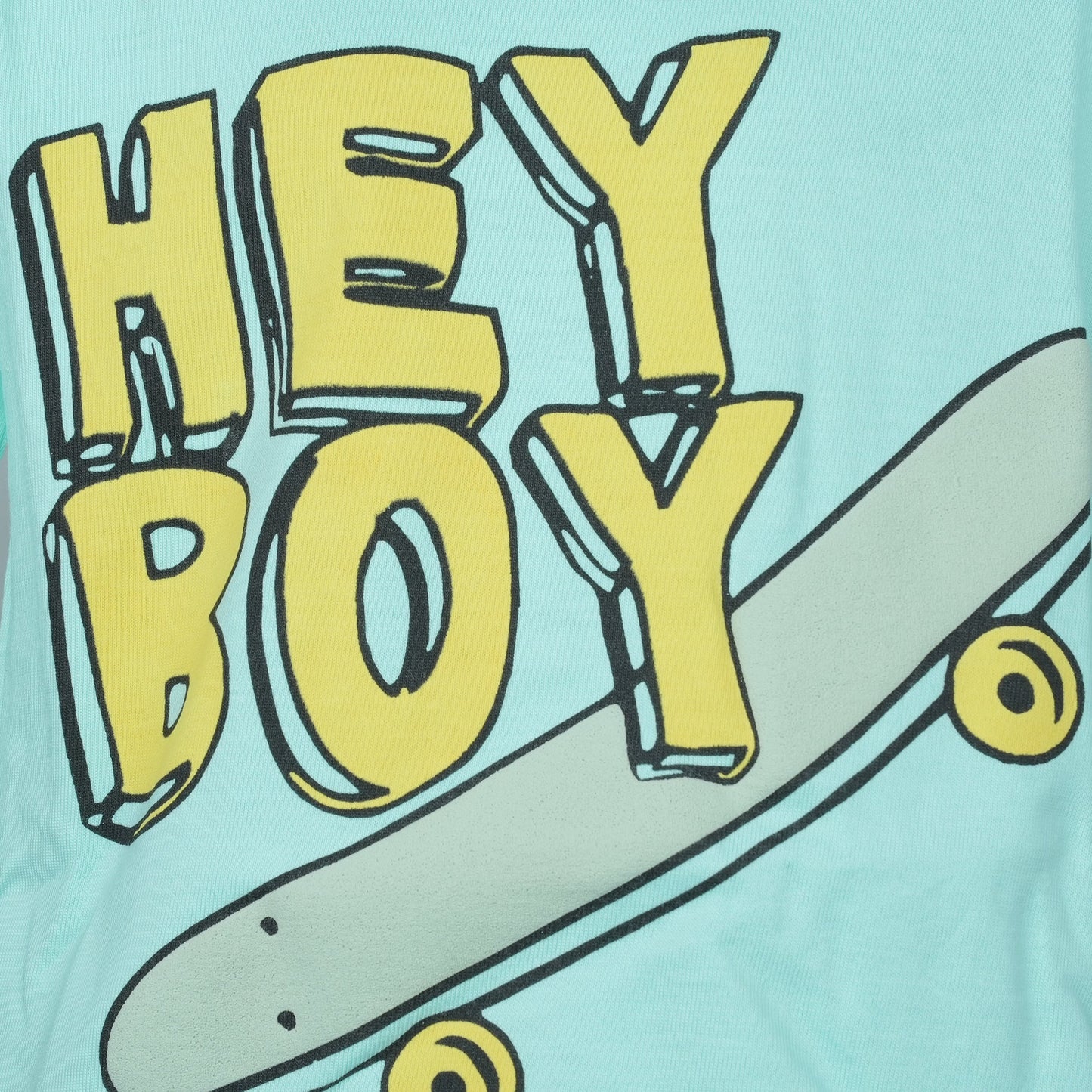 Hey Boy Tee – Big Premier Neon Green Full Sleeve Cotton T-Shirt