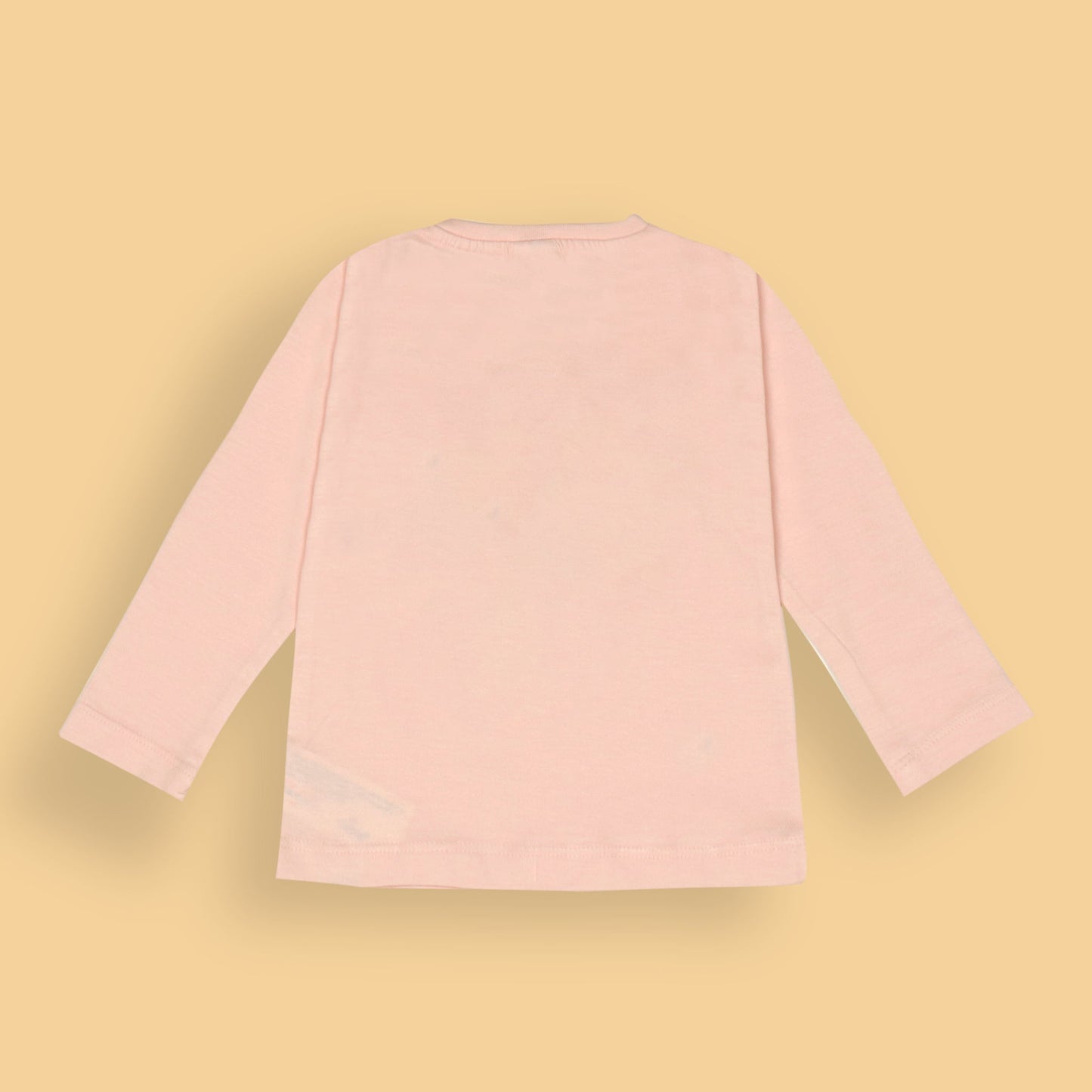 Ollypop Girl Baby Pink 'Daddy's Little Girl' Placement Print Cotton Full Sleeve T-Shirt