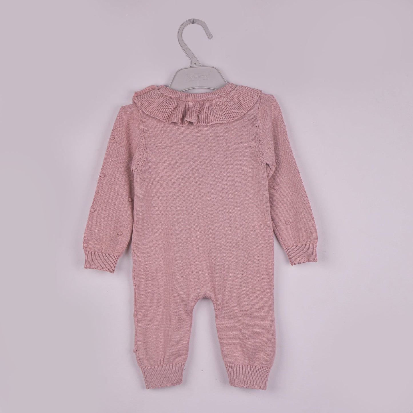 Toffyhouse Baby Pink Full Sleeve Cotton Romper for Girls – Soft Comfort Fit