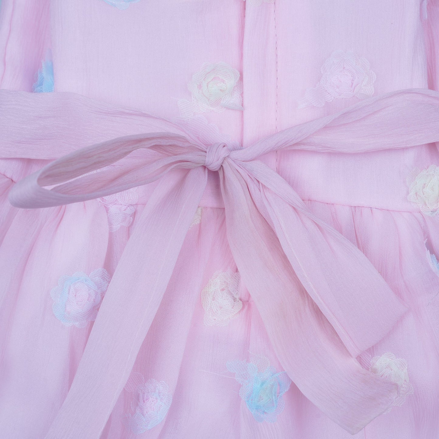 Pretty in Pink: Orrigany Sleeveless Embroidered Frock for Party & Outdoor Fun