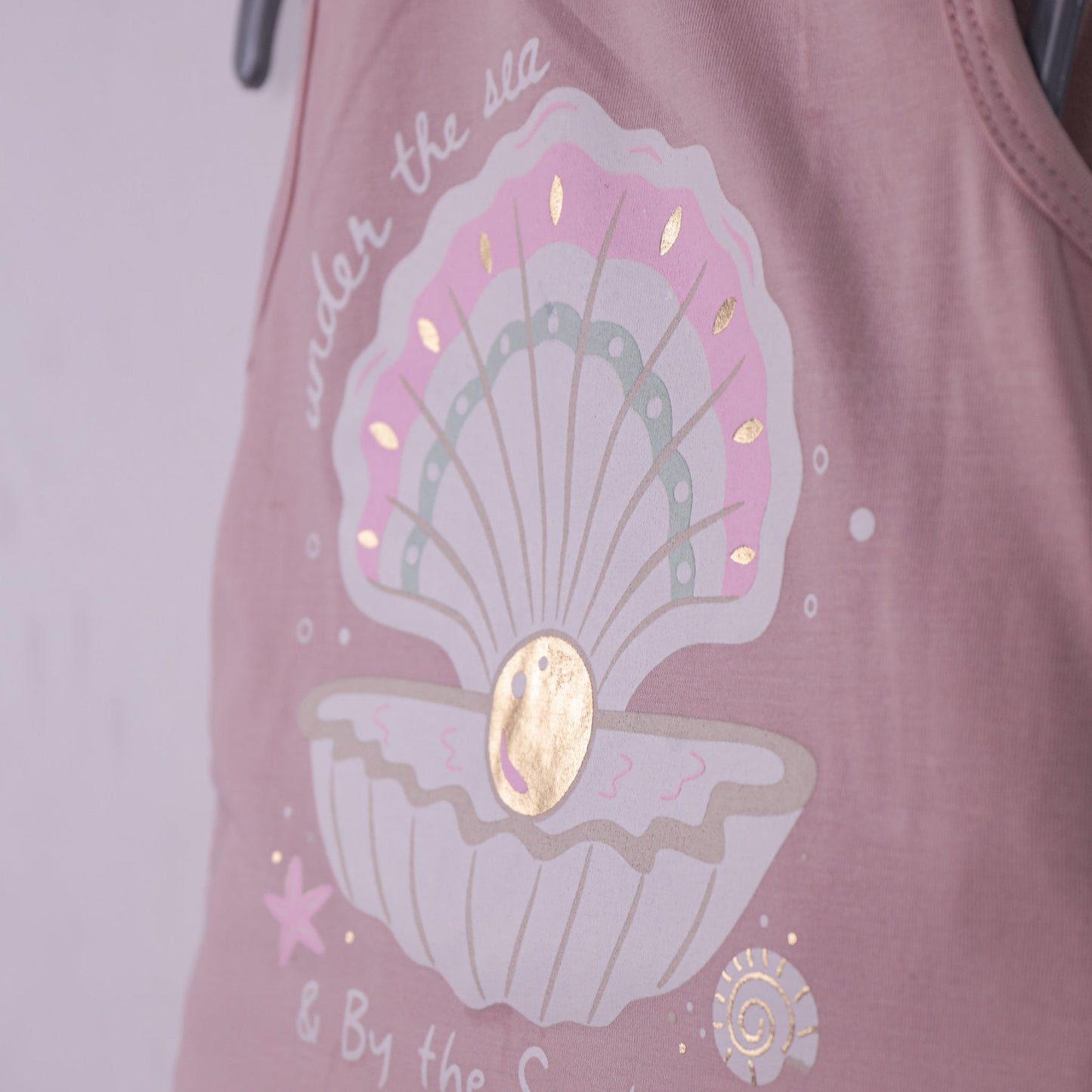 Under the Sea Magic – Girls’ Baby Pink Skirt & Top Set
