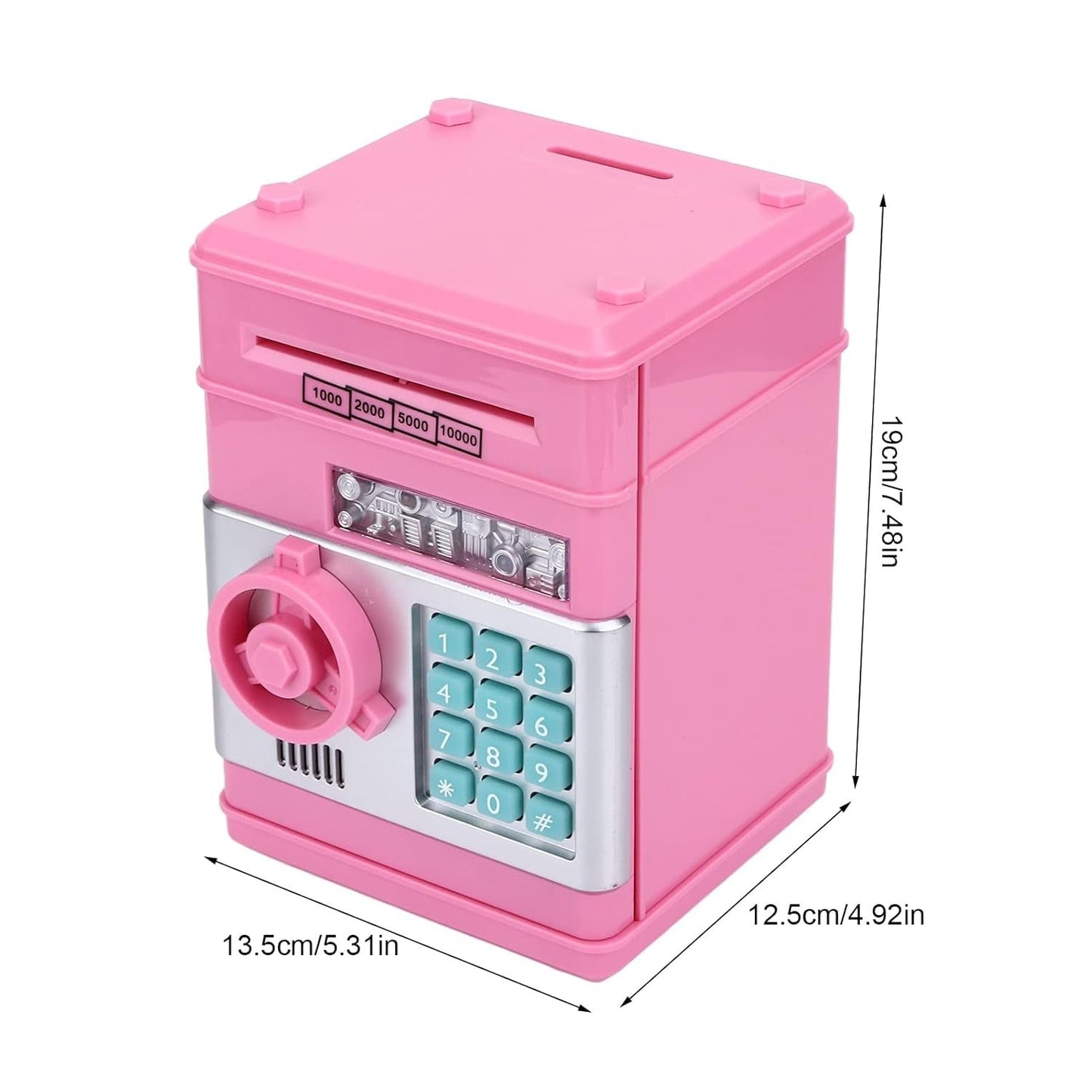 PIGGY BANK JKL-032 YRC Large Capacity for Coins & Bills | Fun & Educational Savings Box Toy