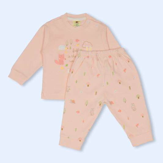 Zero Cozy Critter Pajama Set Warm Hugs for Fall Nights