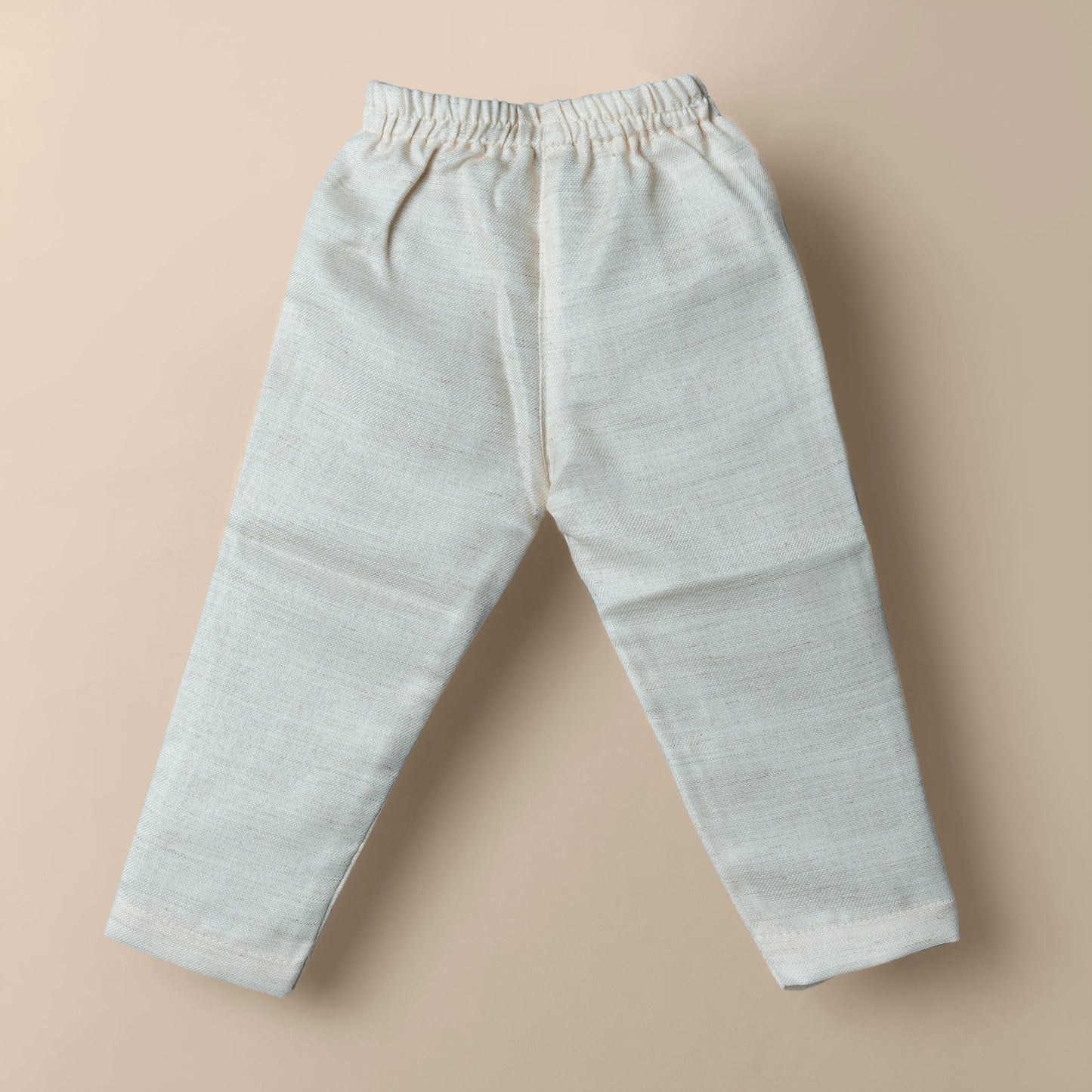 Little Prince Vibes: Aureate Cream Kurta, Pyjama & Jacket for Festival Fun