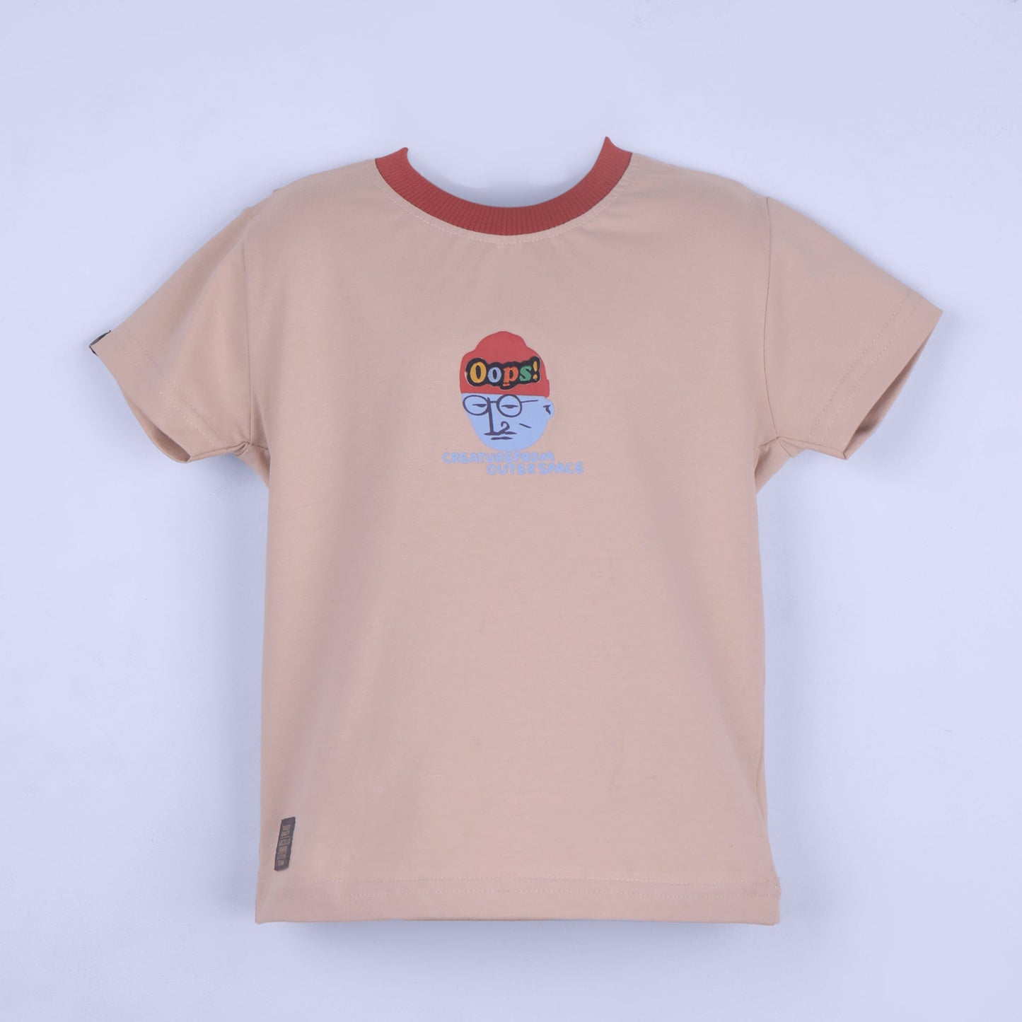 Cool in Cream – Boys’ Space Theme T-Shirt & Shorts Set