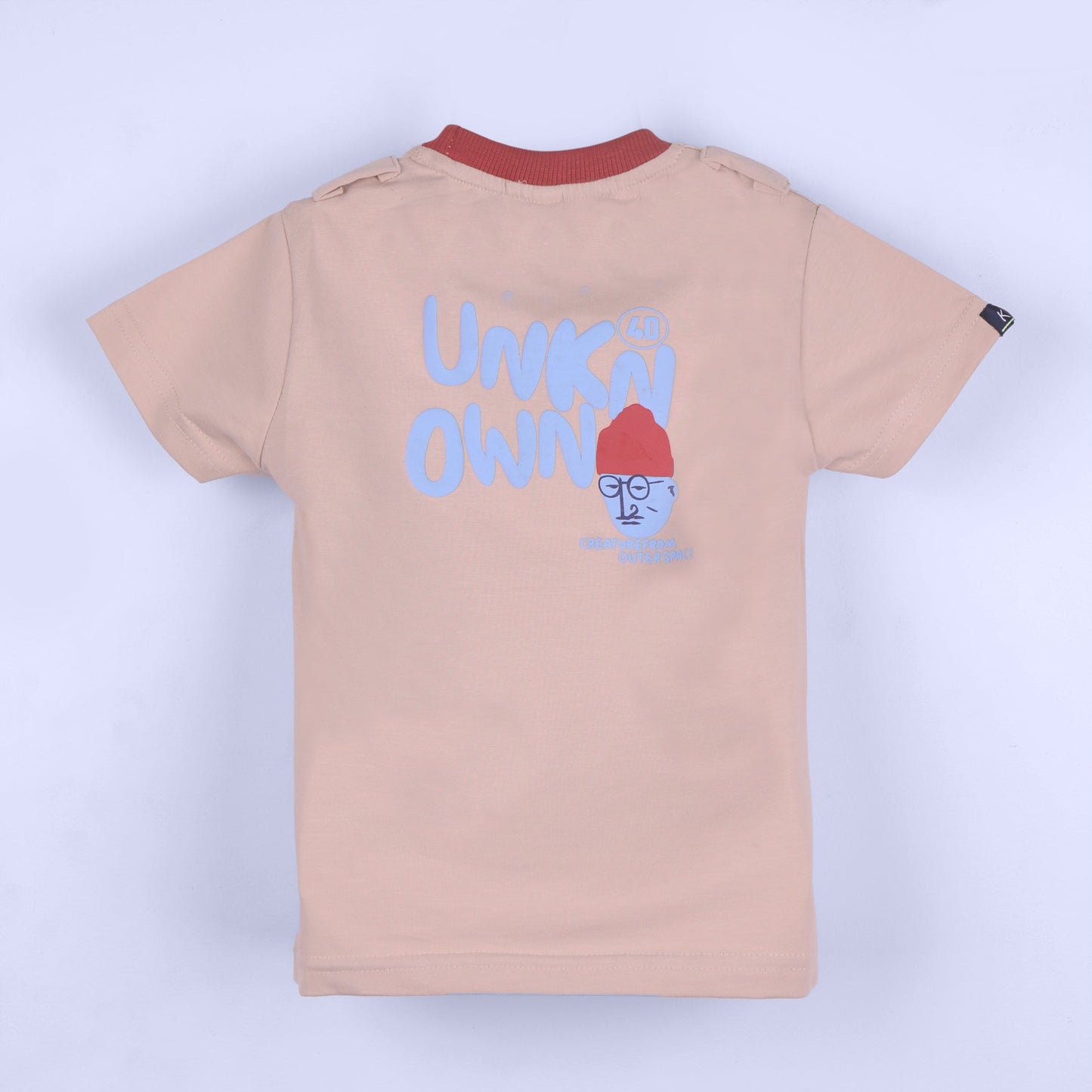 Cool in Cream – Boys’ Space Theme T-Shirt & Shorts Set