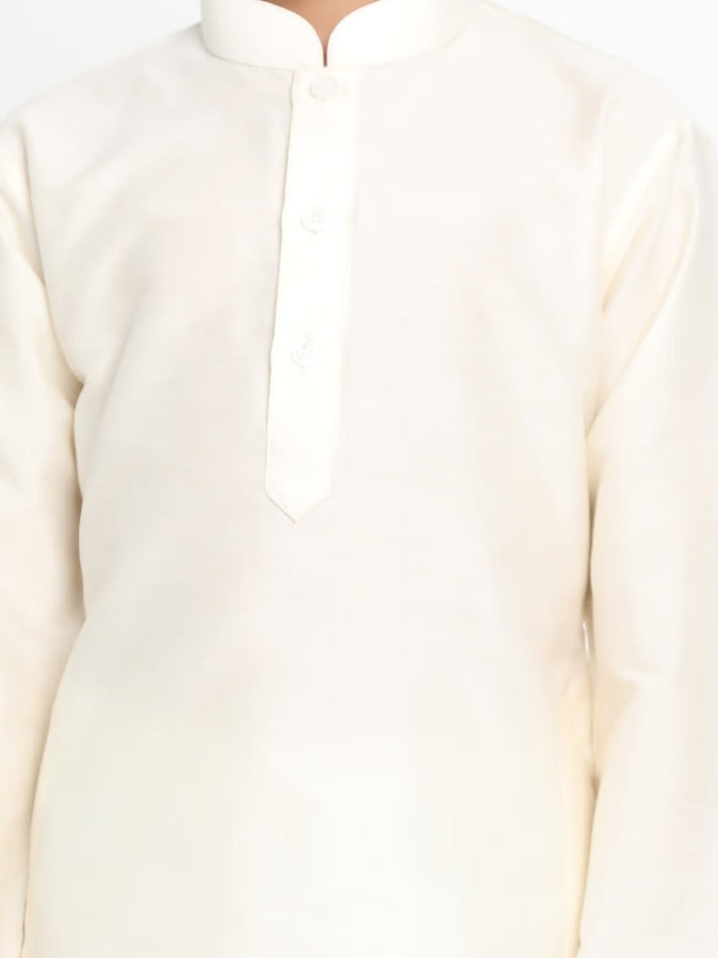 Royal Simplicity – Boys’ Solid Kurta Pyjama Ensemble