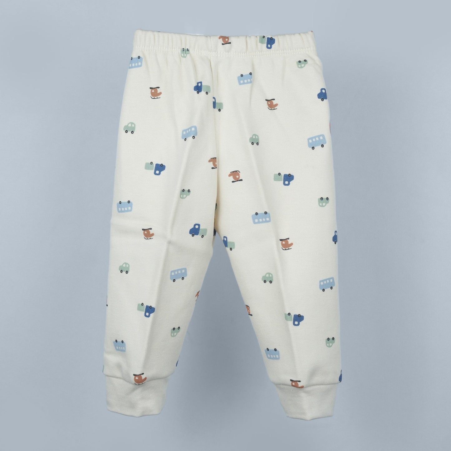 Creamy Comfort: Pink Rabbit All-Over Print Leggings | Skinny Fit for Winter Play