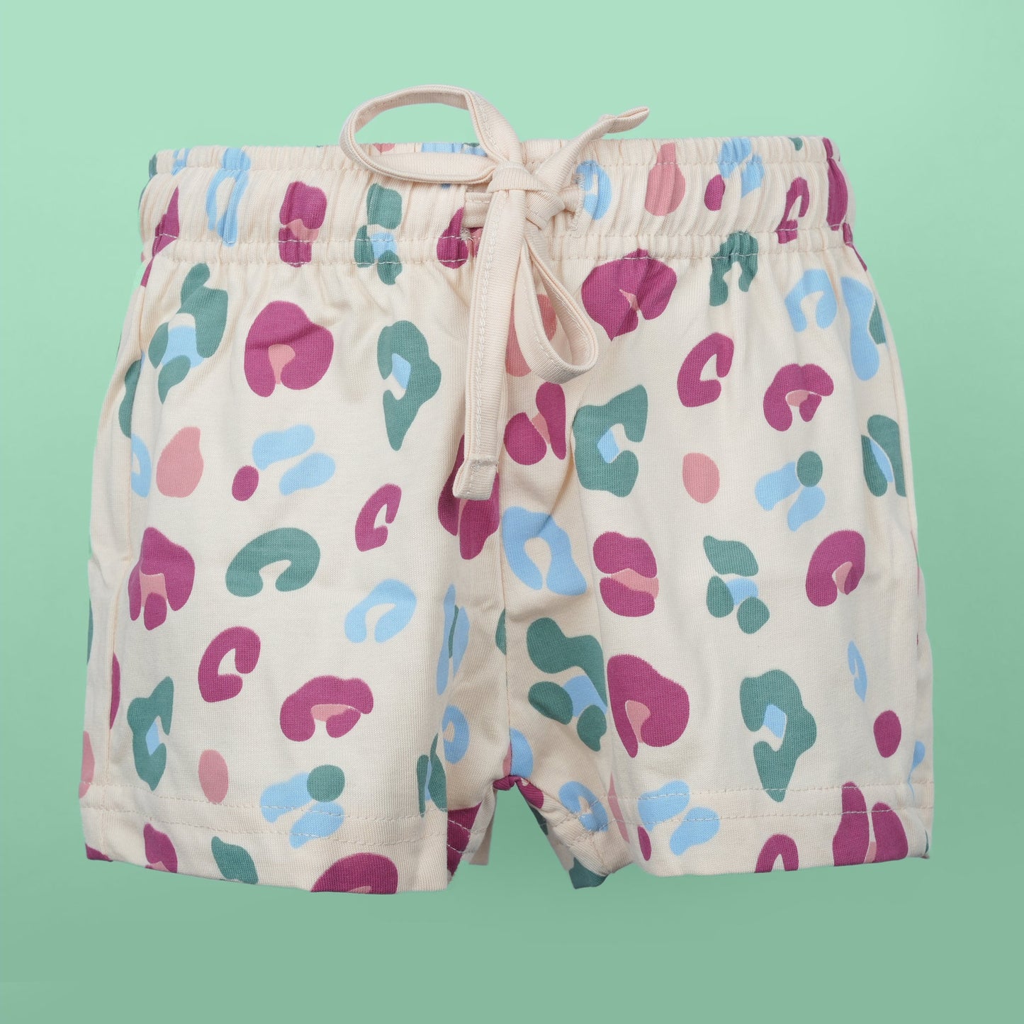 Chic & Comfy – Ollypop Cream Printed Shorts for Girls