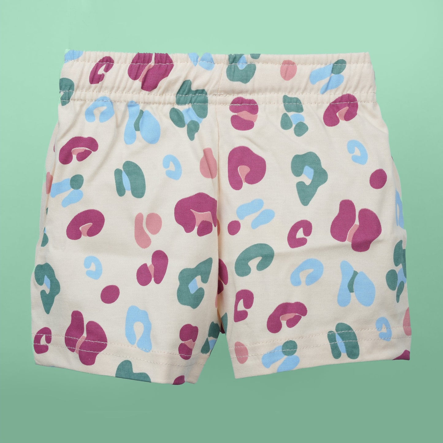 Chic & Comfy – Ollypop Cream Printed Shorts for Girls