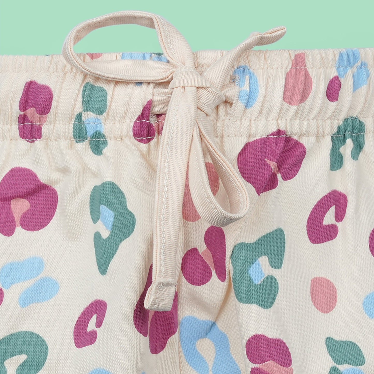 Chic & Comfy – Ollypop Cream Printed Shorts for Girls