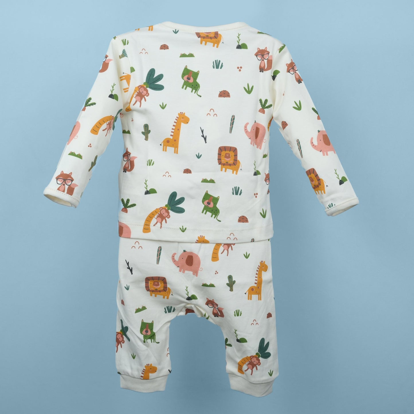 Sleepytime Chic – Ollypop Cream Cotton Shirt & Pyjama Set