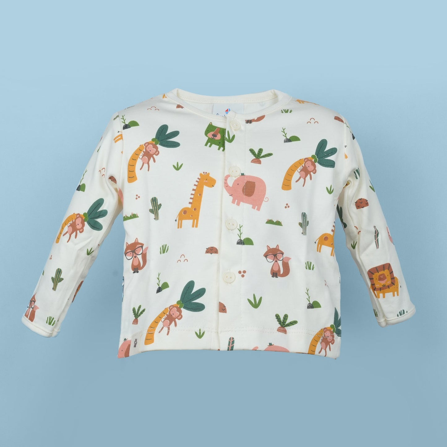 Sleepytime Chic – Ollypop Cream Cotton Shirt & Pyjama Set