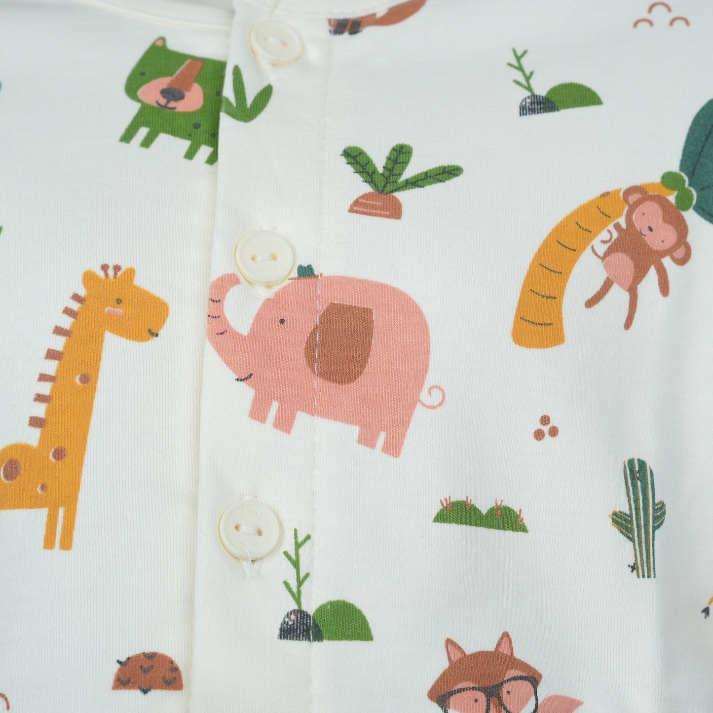 Sleepytime Chic – Ollypop Cream Cotton Shirt & Pyjama Set