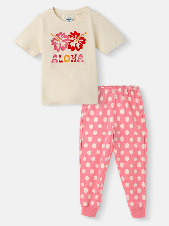 Aloha Summer T-Shirt & Jogger Set