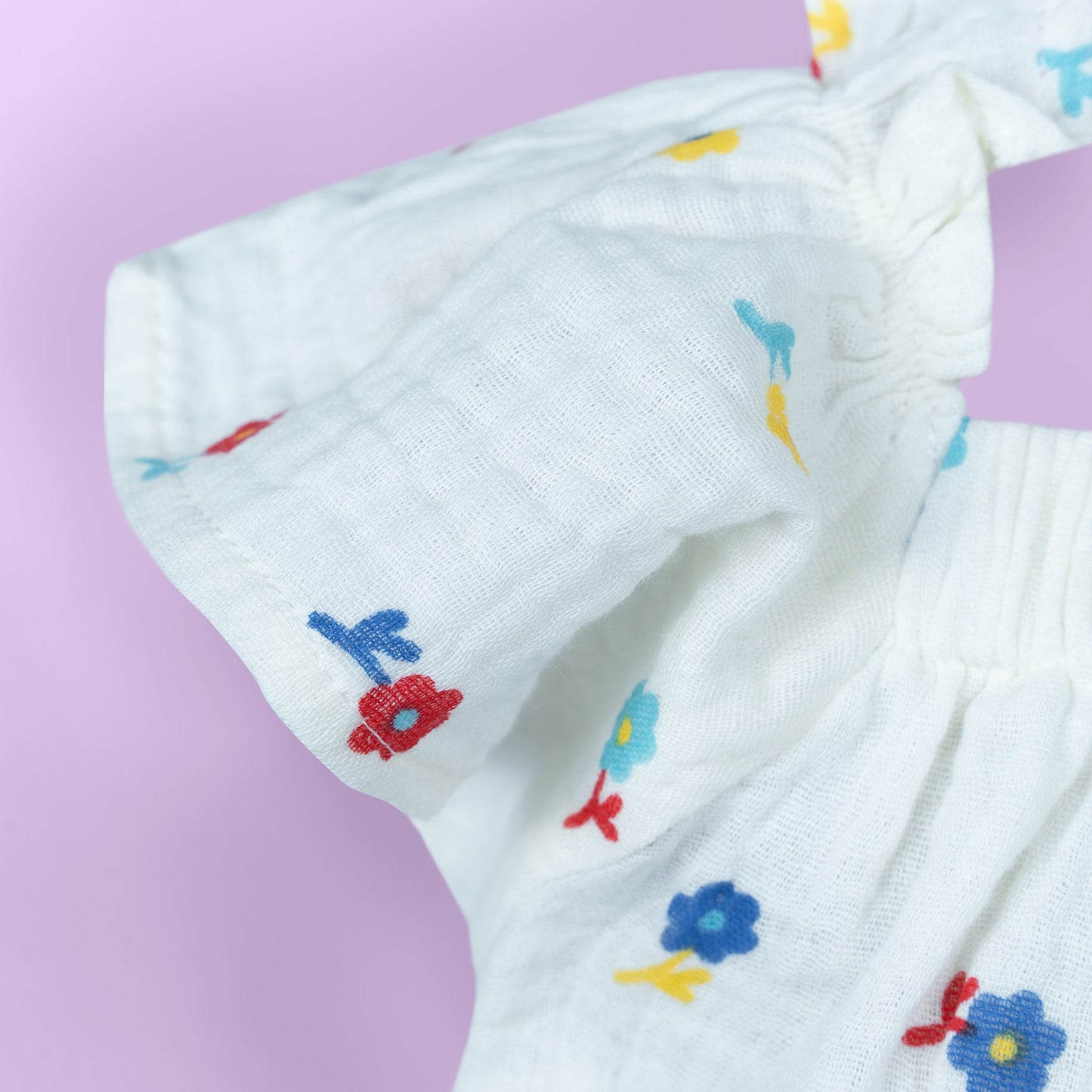 Soft Muslin Top & Shorts Set by Orrigany for Happy Little Ones