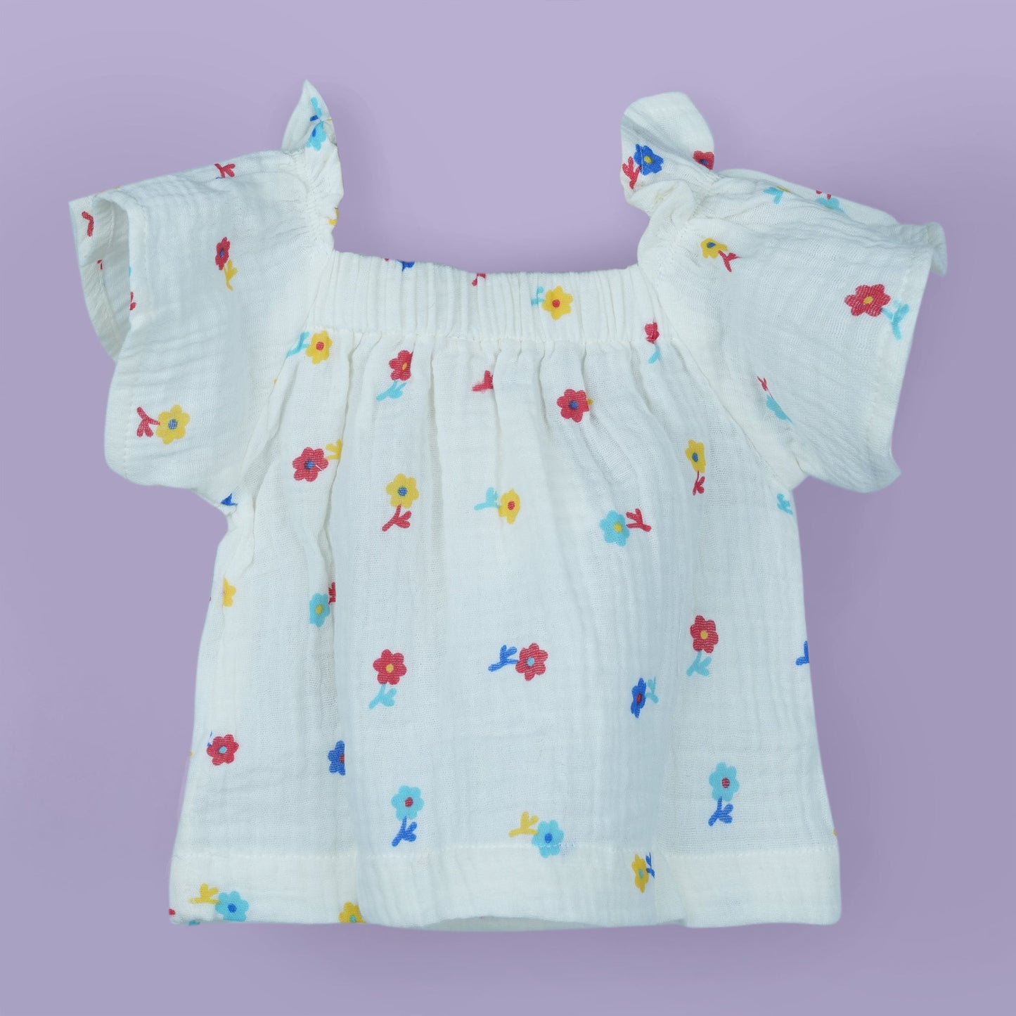 Soft Muslin Top & Shorts Set by Orrigany for Happy Little Ones