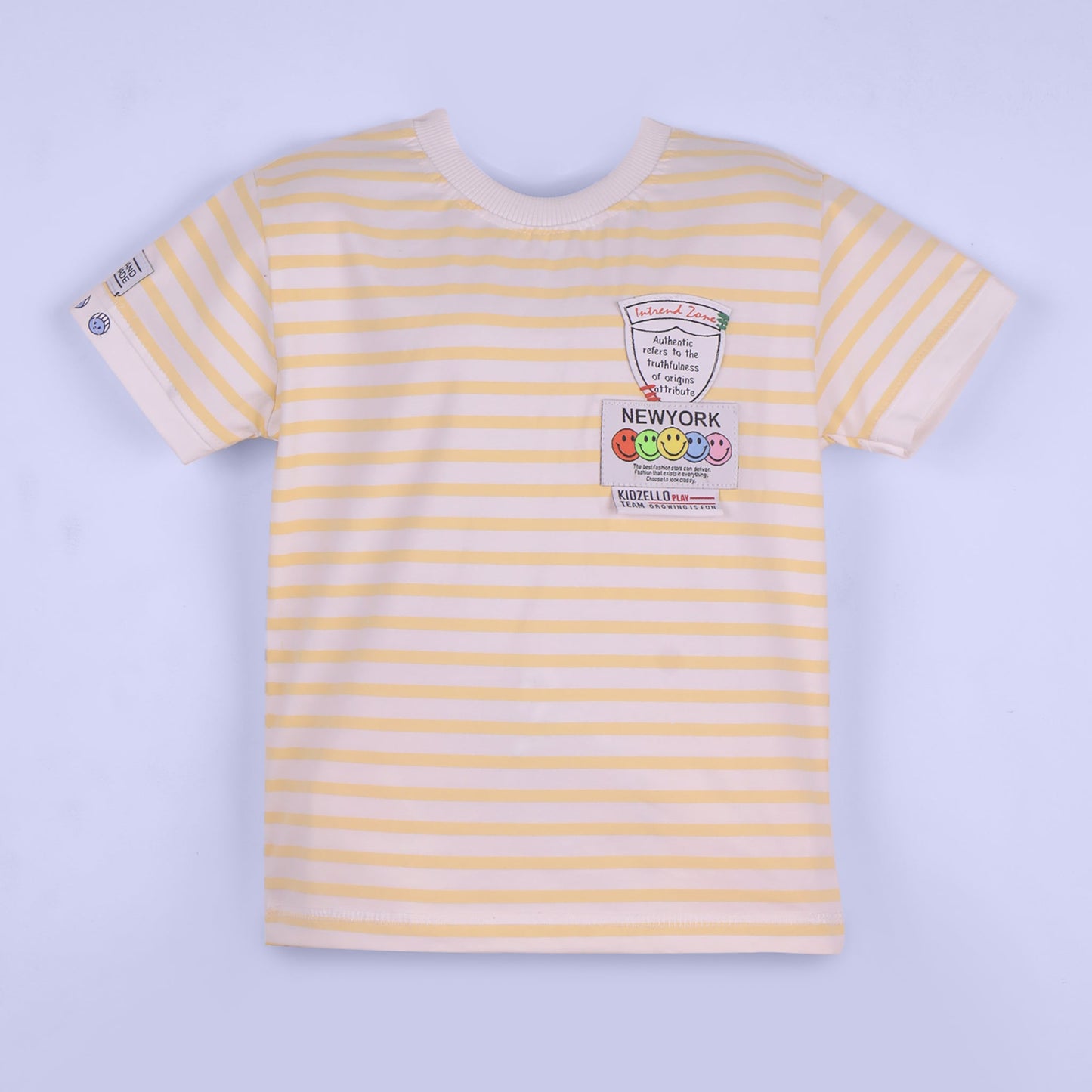 Smart Outdoor Style – Boys’ New York Print Tee with Shorts