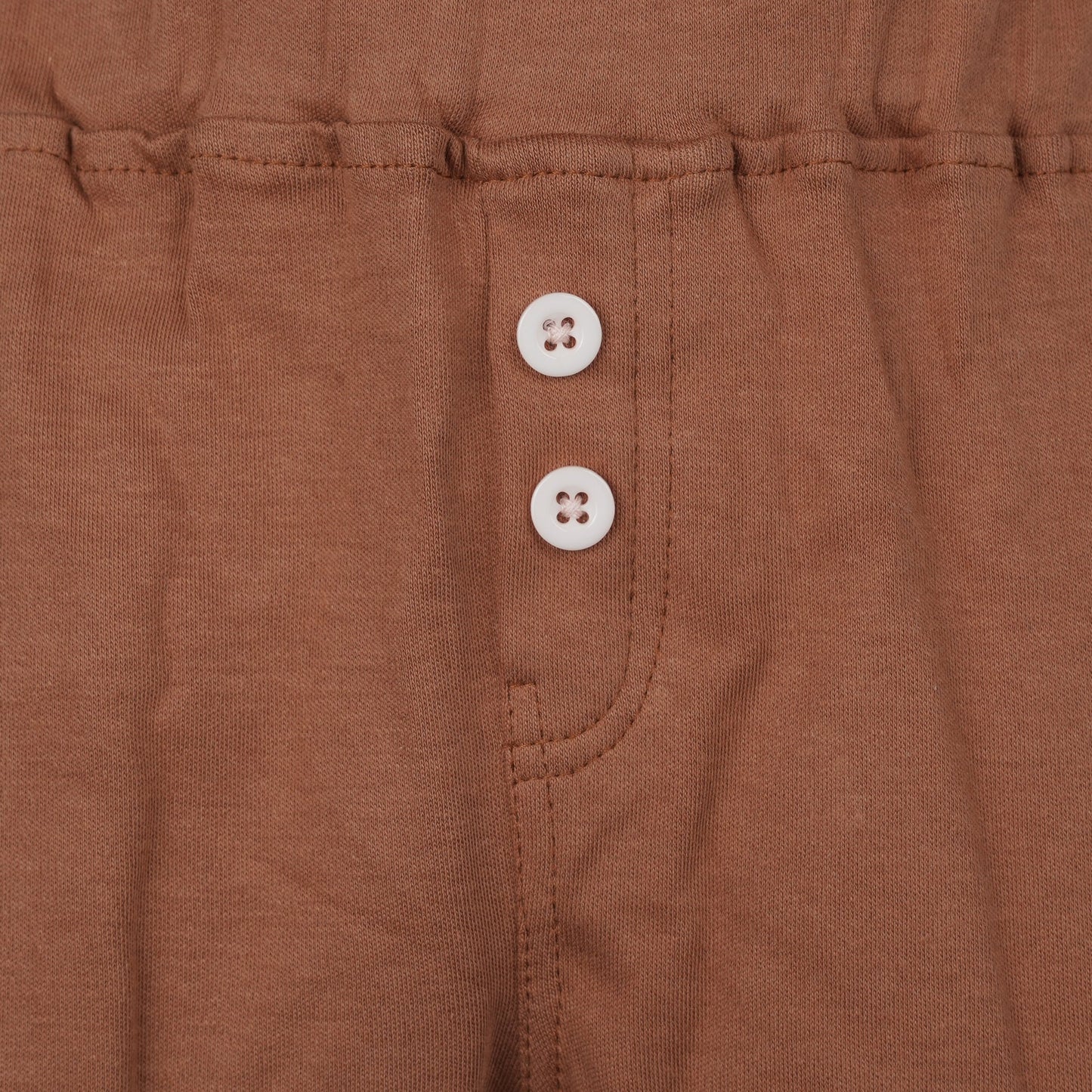 "Sweet Home" Snuggler: Light Peach Cotton Full-Sleeve Set