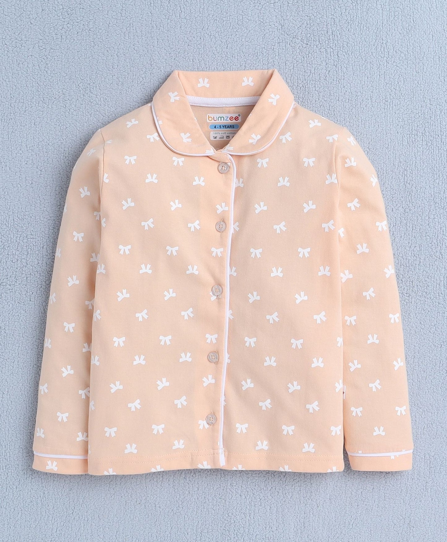 Cuddle Nights – Light Peach Essentials Pyjama Set