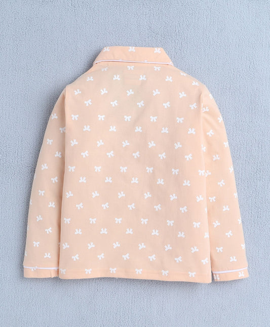 Cuddle Nights – Light Peach Essentials Pyjama Set