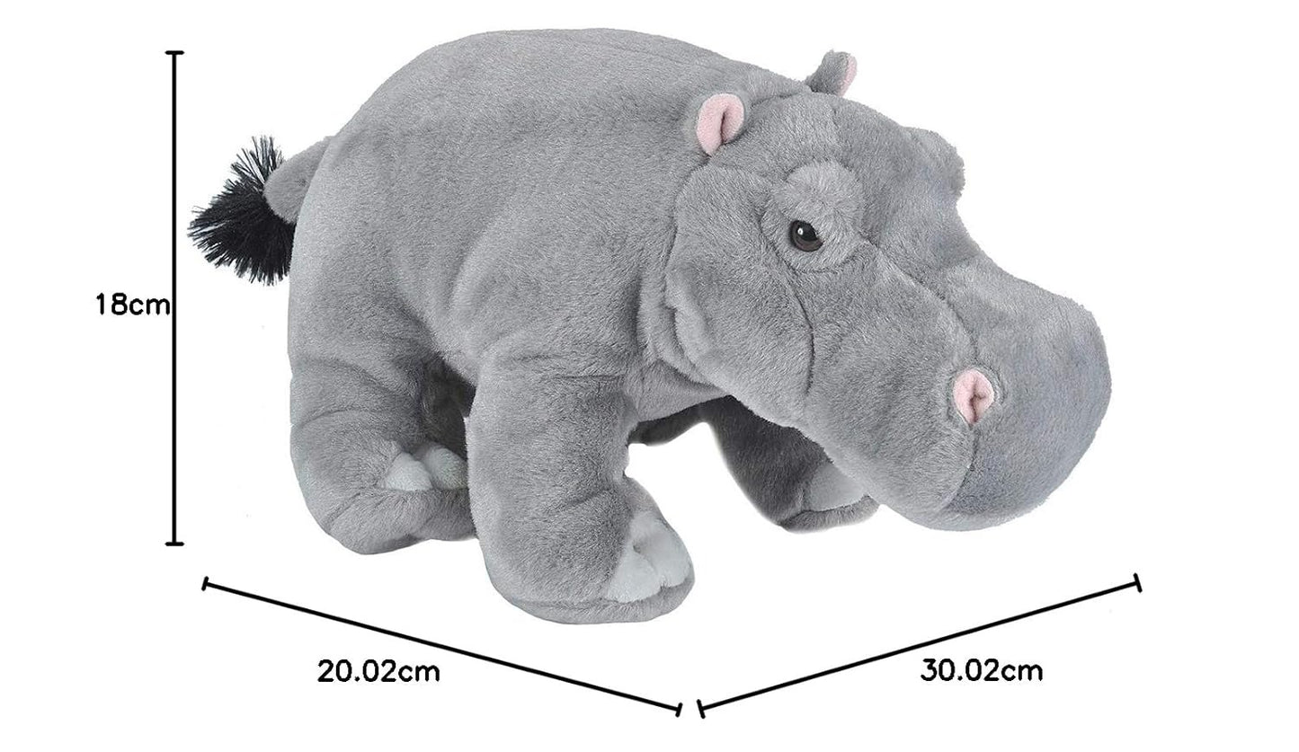 Premium Cuddlekins Hippo Stuffed Animal Plush Toy Gifts for Kids 12 Inches - Wild Republic