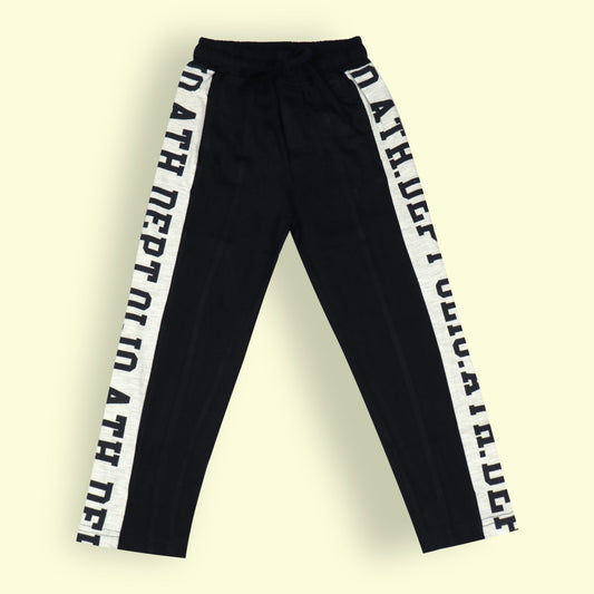 OlioKids Boy's Cotton Ankle-Length Regular Fit Track Pant