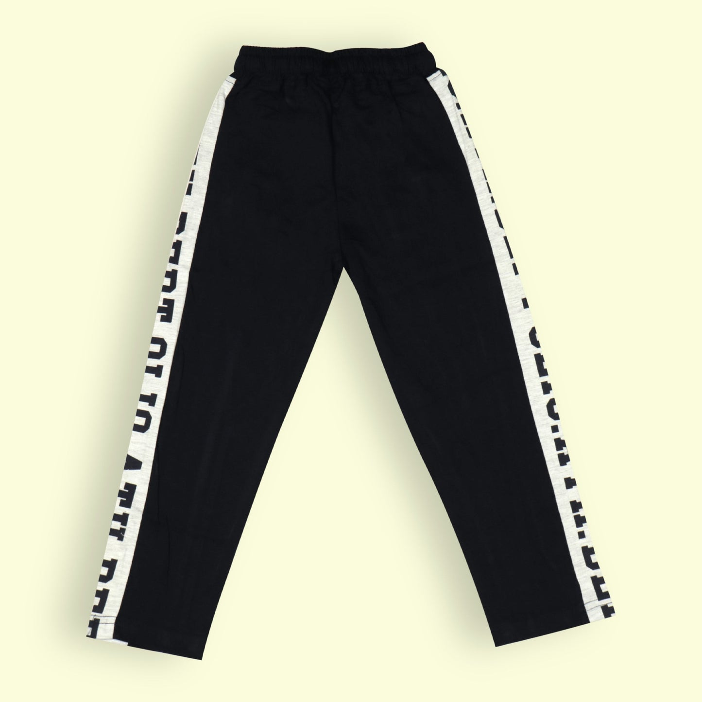 OlioKids Boy's Cotton Ankle-Length Regular Fit Track Pant