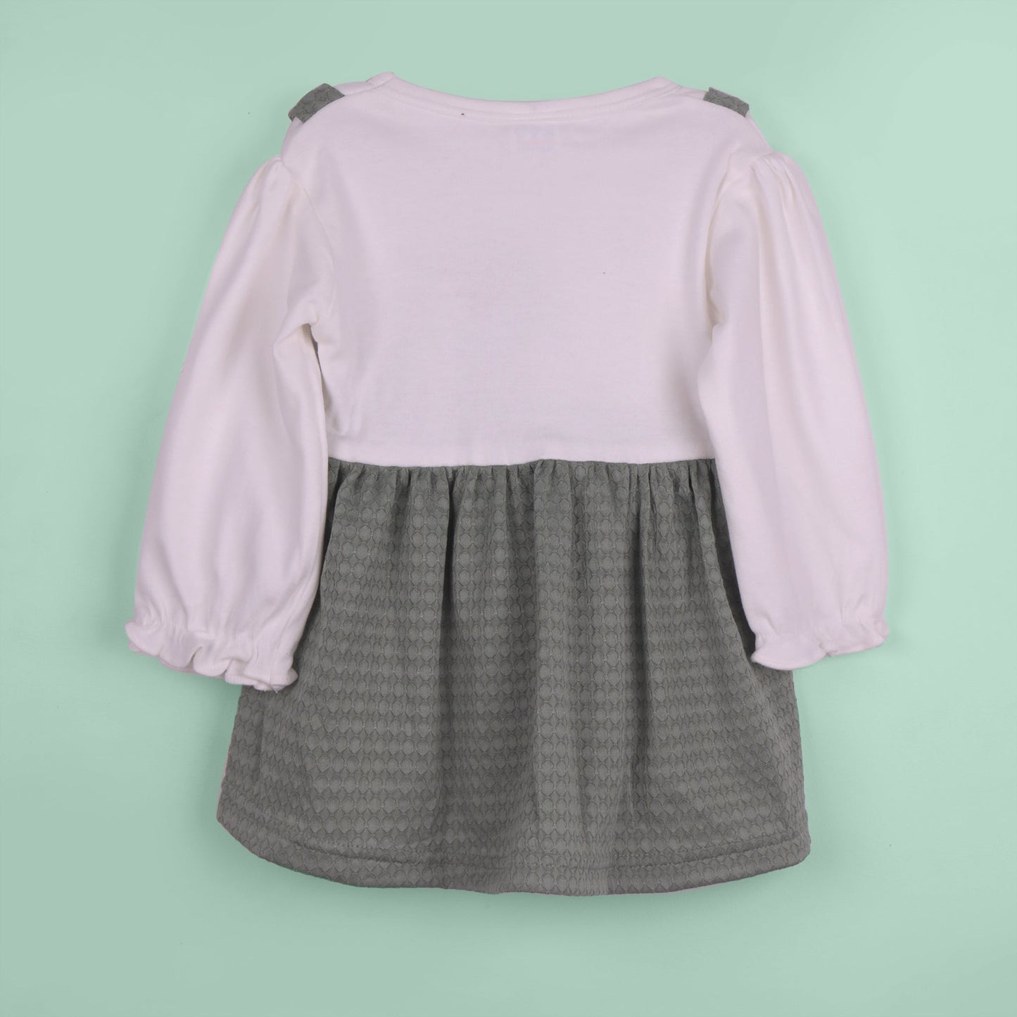 Forest Fairy – Olive Green Full Sleeve Frock Set