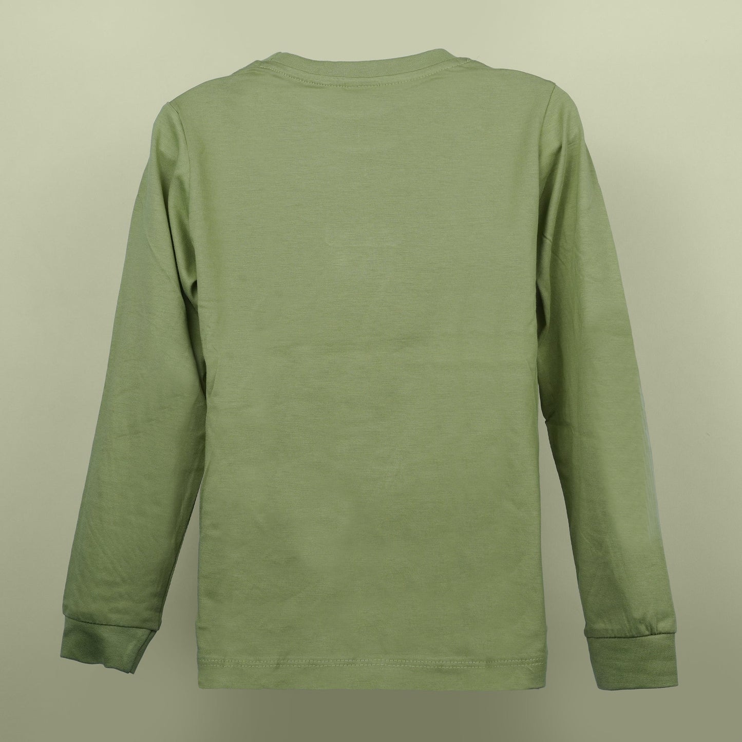 Roll With It Tee – Ollypop Boys’ Olive Green Graphic Cotton T-Shirt