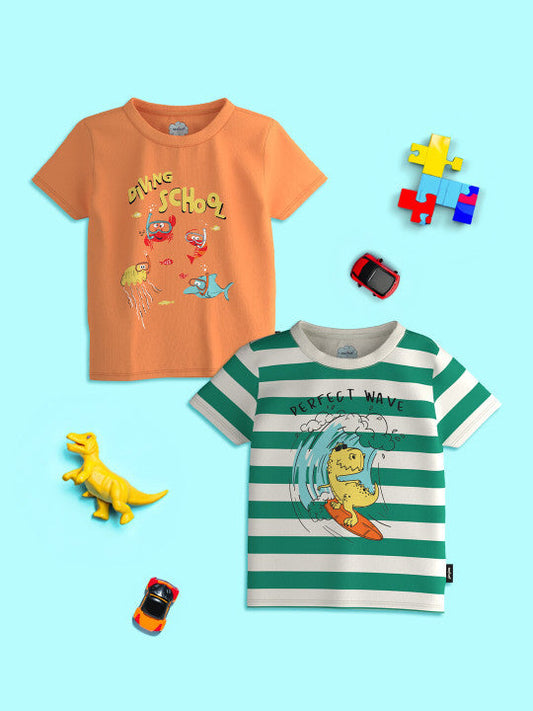 Diving School Graphic Tee Pair