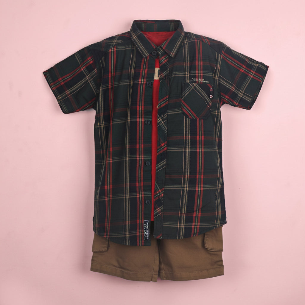 Little Gentleman – Dark Green Smart Outdoor Combo