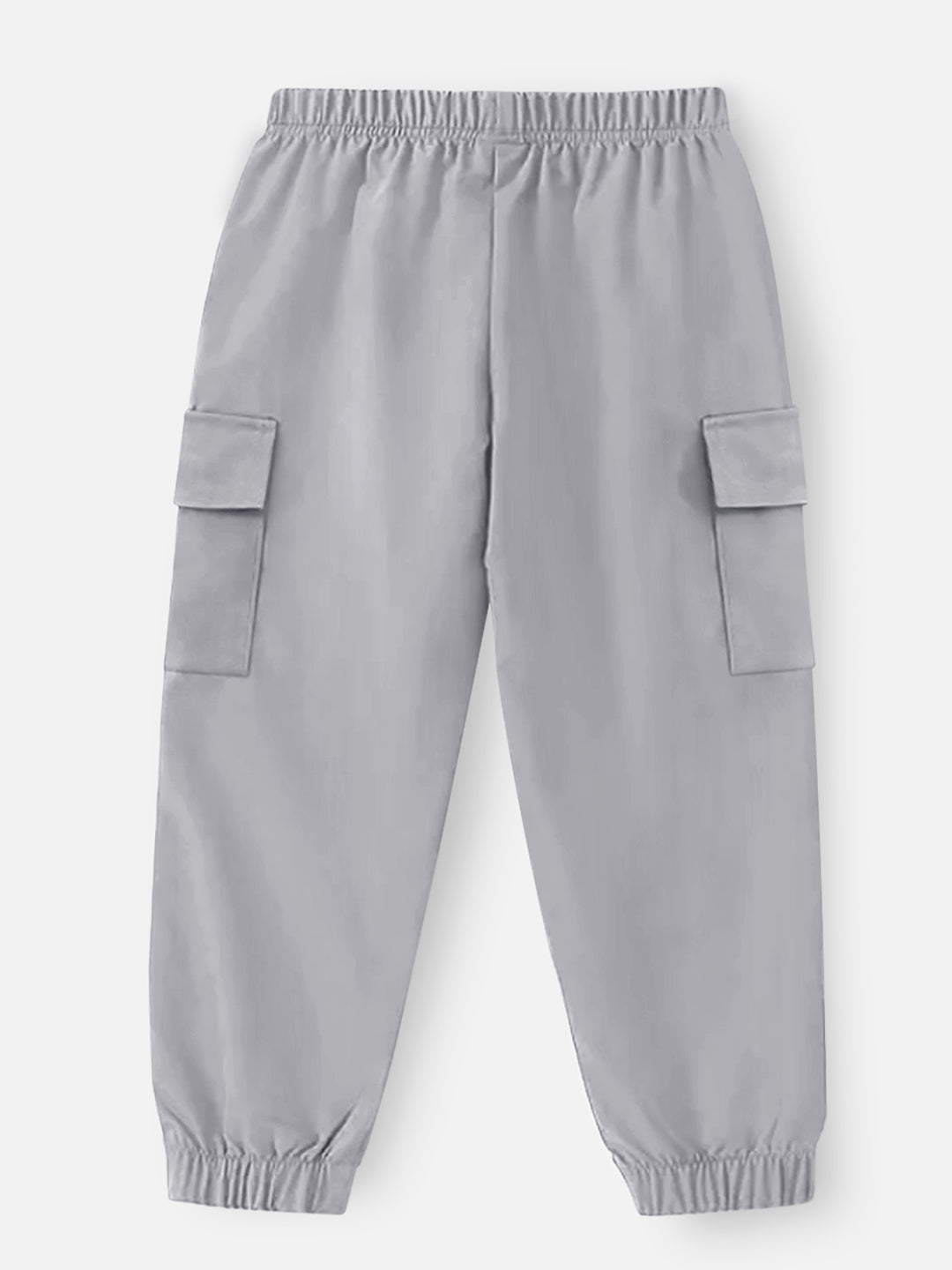 Trampoline Boy's 2-Pack Solid Cargo Pants (Grey/Brown)