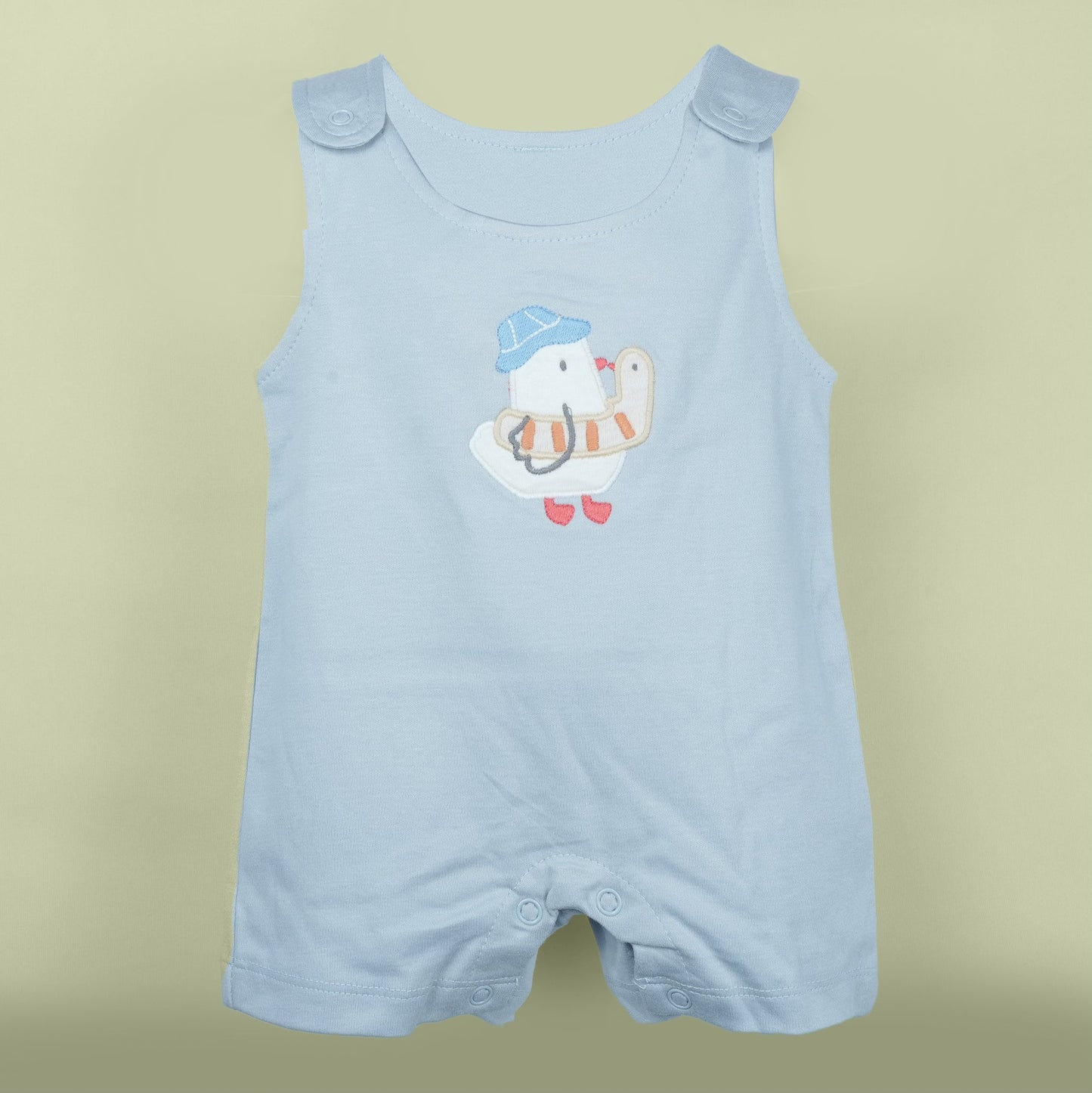 Grey Cuddles – Toffyhouse Boys’ Cotton Romper Set