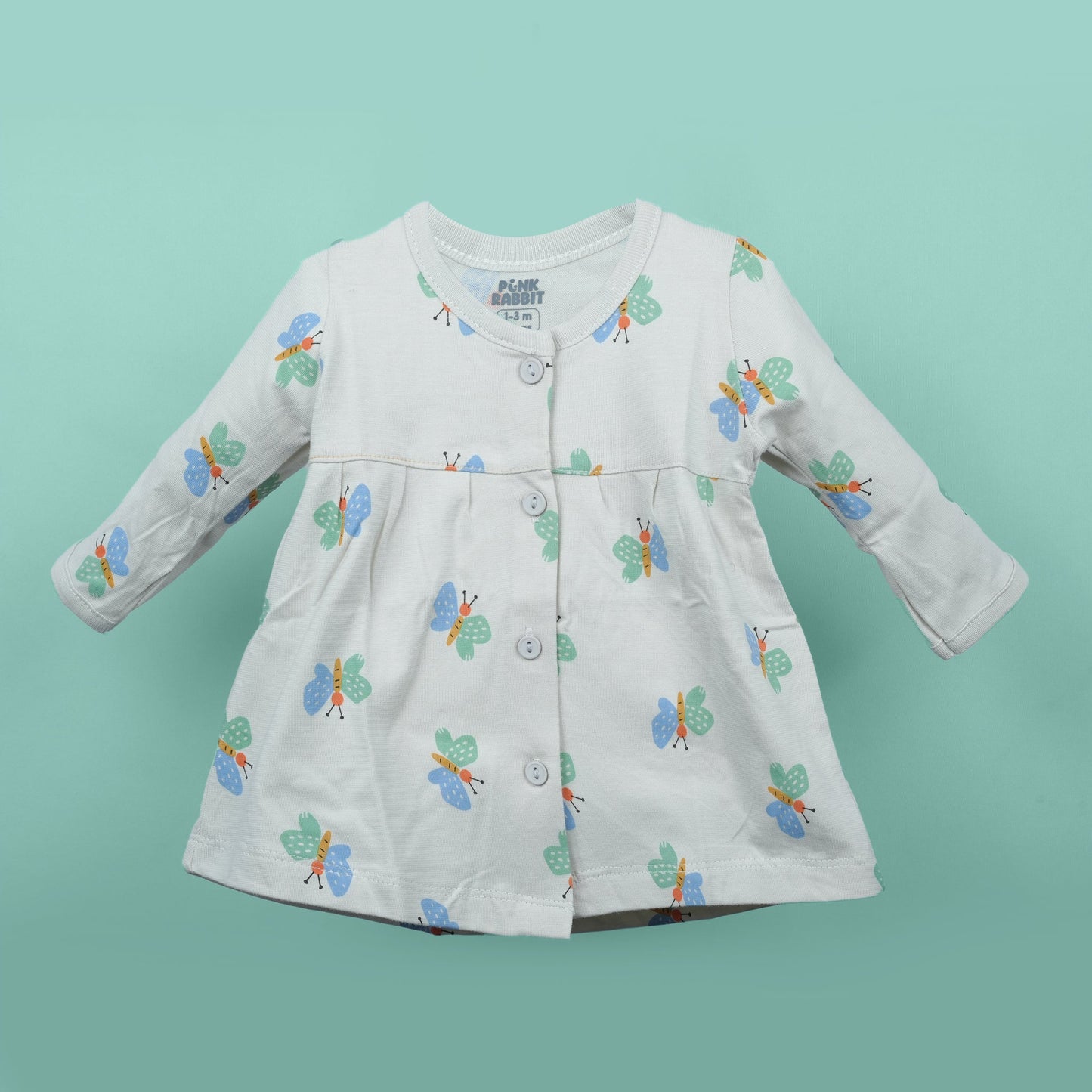 Pink Rabbit's Go-To: The Front-Button, All-Weather Light Grey Dress