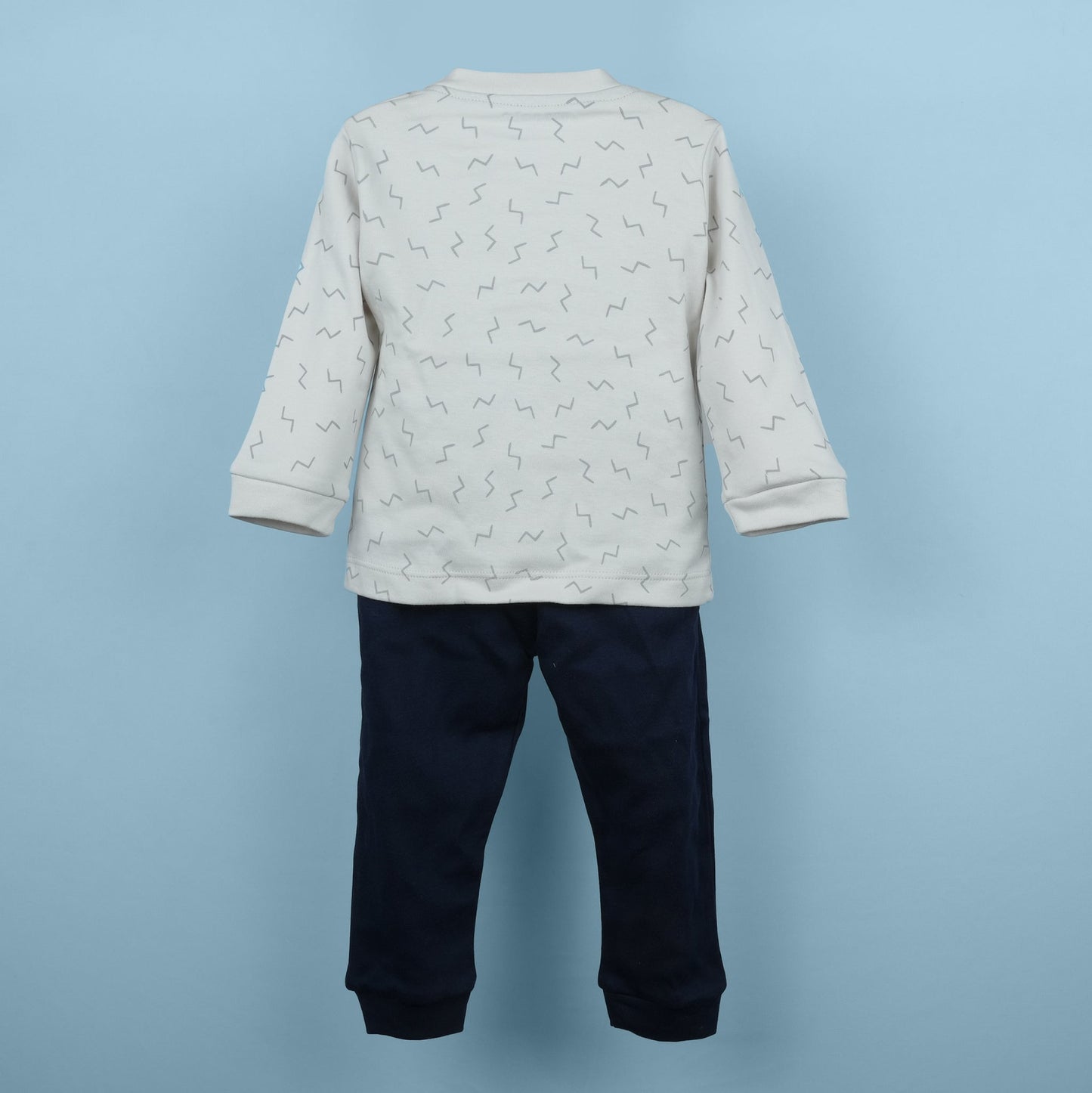 Ready for Snuggles: All Over Prints T-Shirt and Full-Length Pant Set