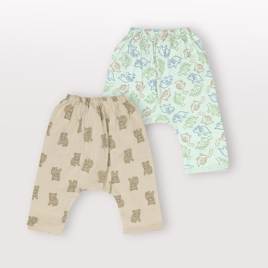 Pink Rabbit Breezy Buddies: Comfy Cotton Diaper Leggings Duo!