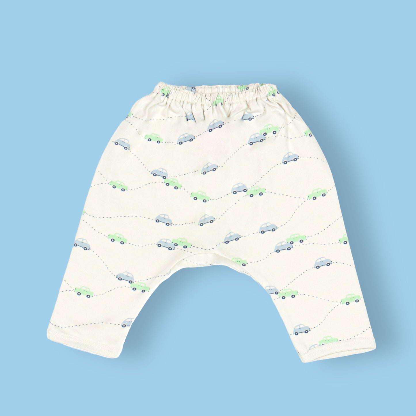 Pink Rabbit Soft & Sunny Trio: Cozily Colorful Diaper Leggings for Playful Little Girls