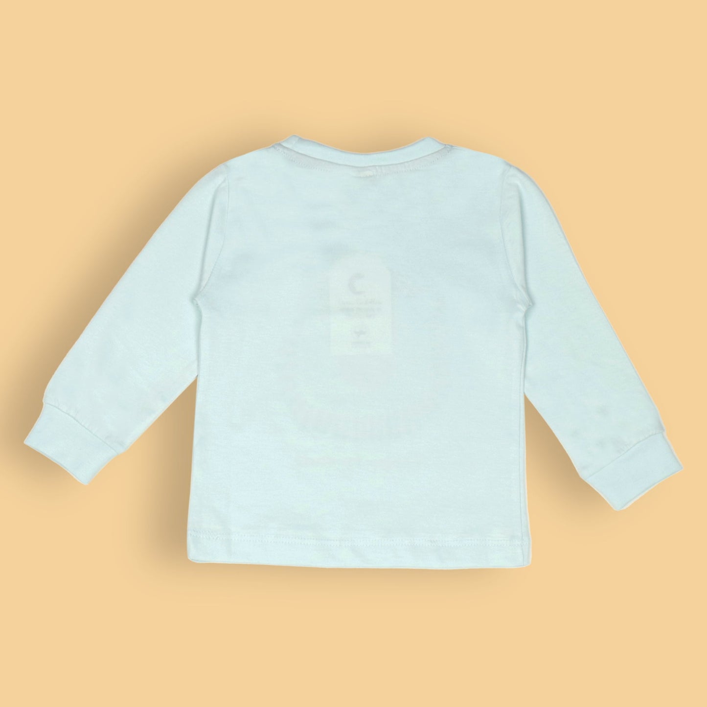 Happy Friends Set by Cucumber – Turquoise Full Sleeve Tee & Teal Blue Jogger Pants, Soft Cotton Comfort