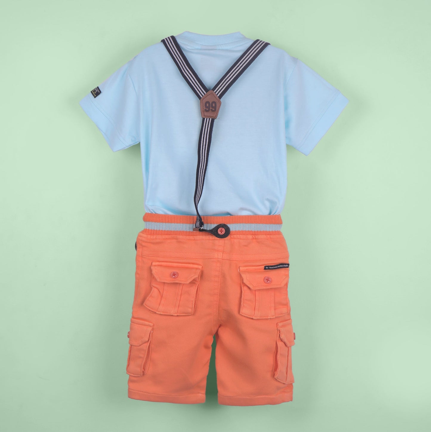 Everyday Cool – Boys’ Turquoise Motivational Print Outfit