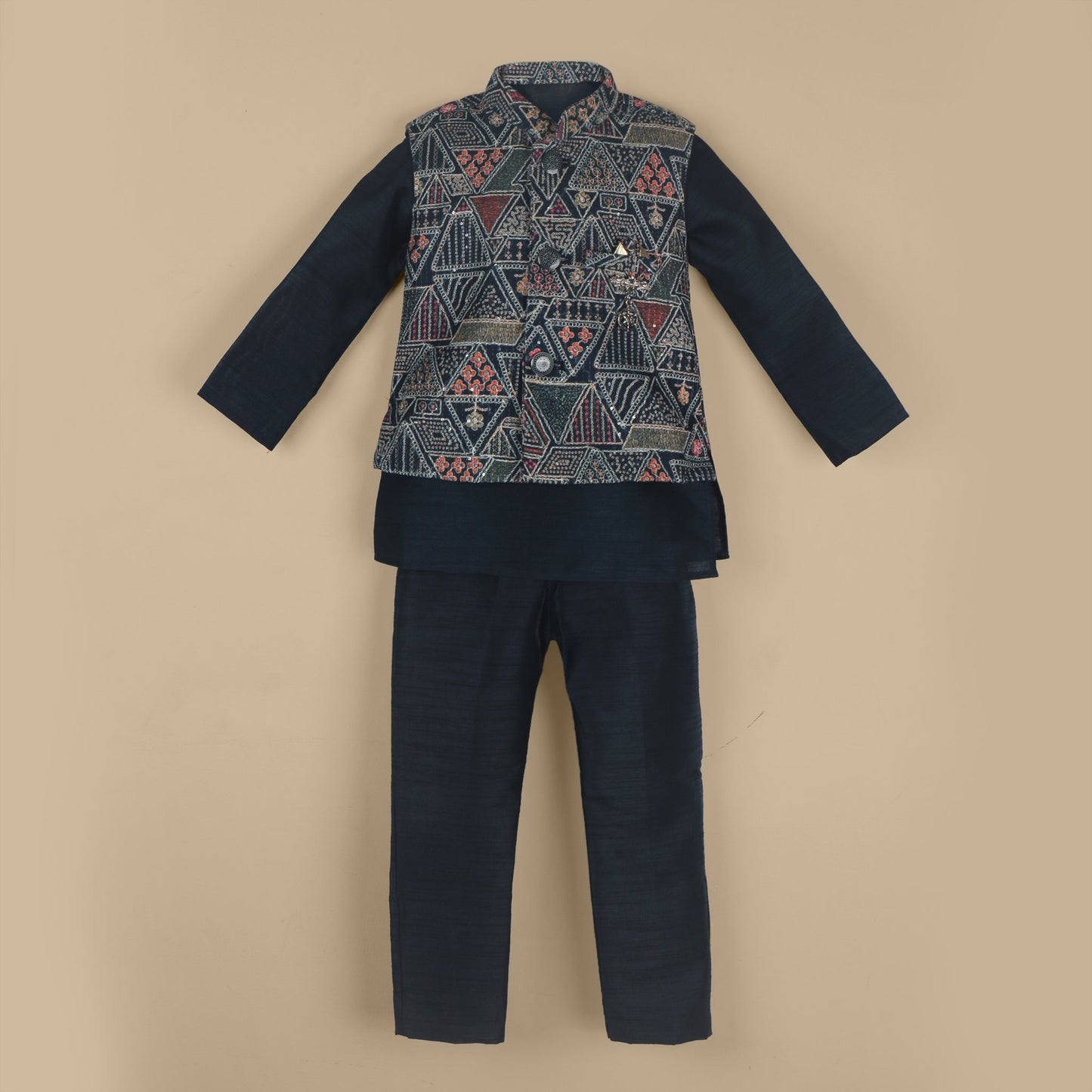 Celebration Star – Boys’ All-Over Print Ethnic Set