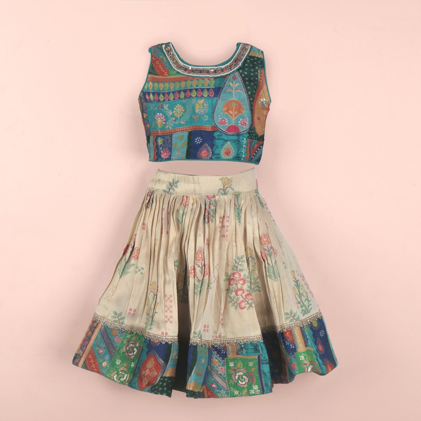 Little Diva – Embellished Lehnga Choli with Dupatta