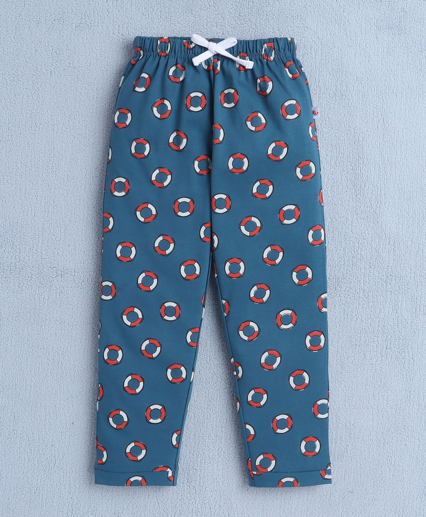 Stay snug all night in Bumzee’s teal cotton set—perfect for smart outdoor nights!