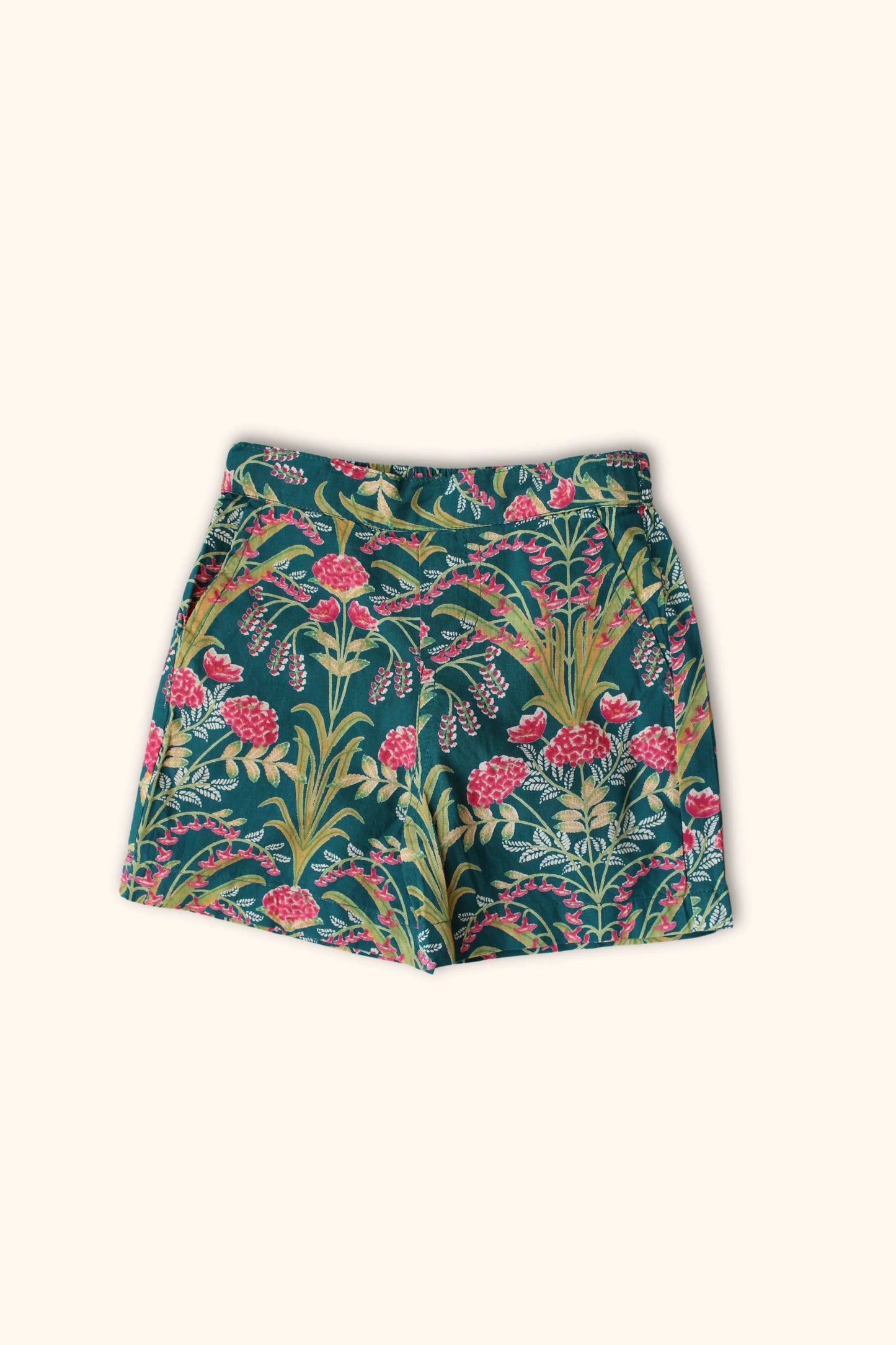 Fun in Fuchsia – Boys’ Peekaaboo Cotton Shirt & Shorts