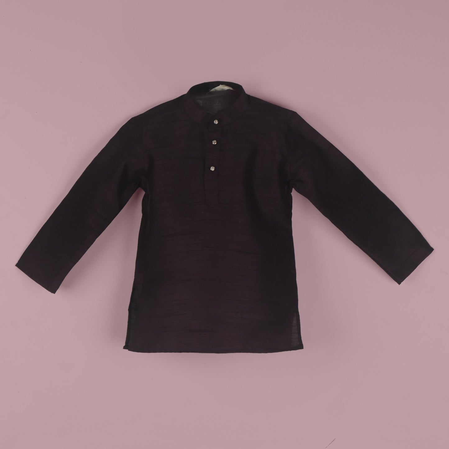 Regal in Plum – Boys’ Kurta Dhoti Jacket Pant Set
