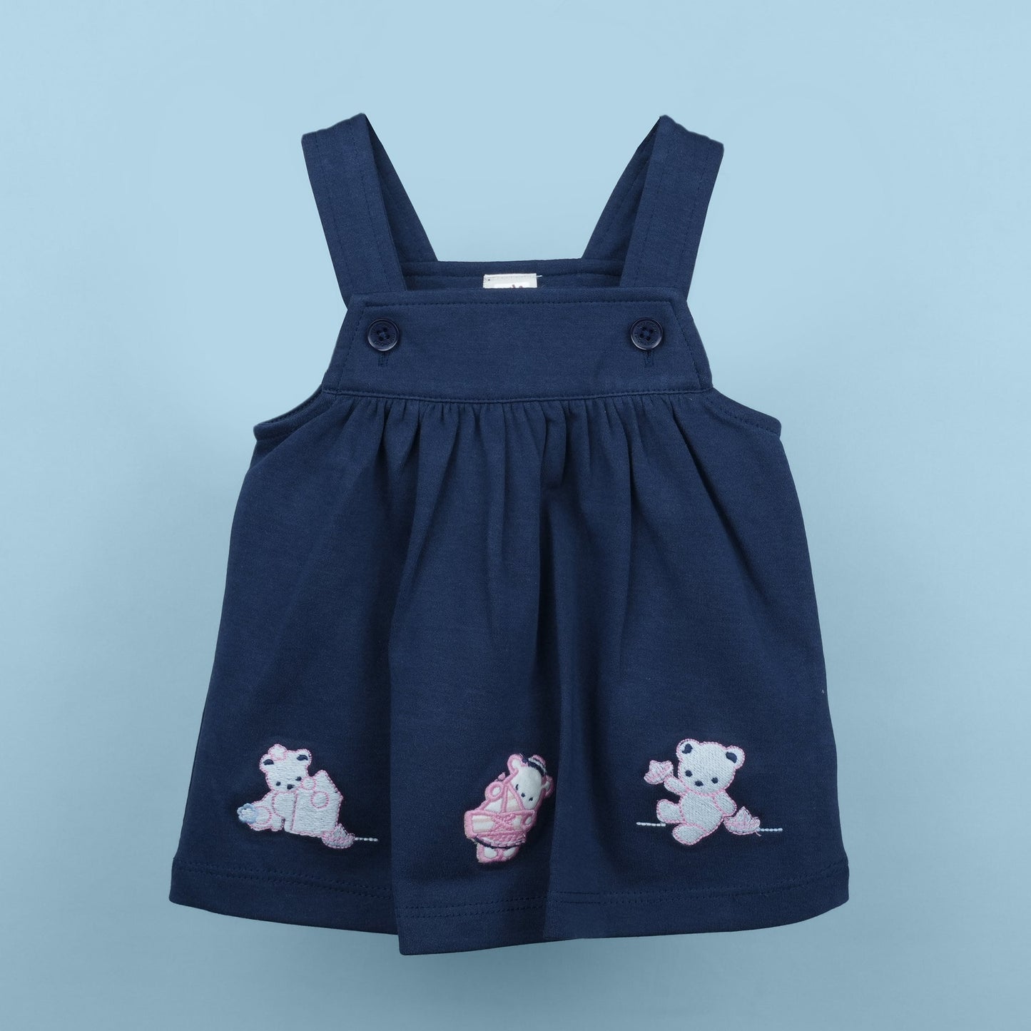 Urban Chic – Grey Embroidered Cotton Dress Combo