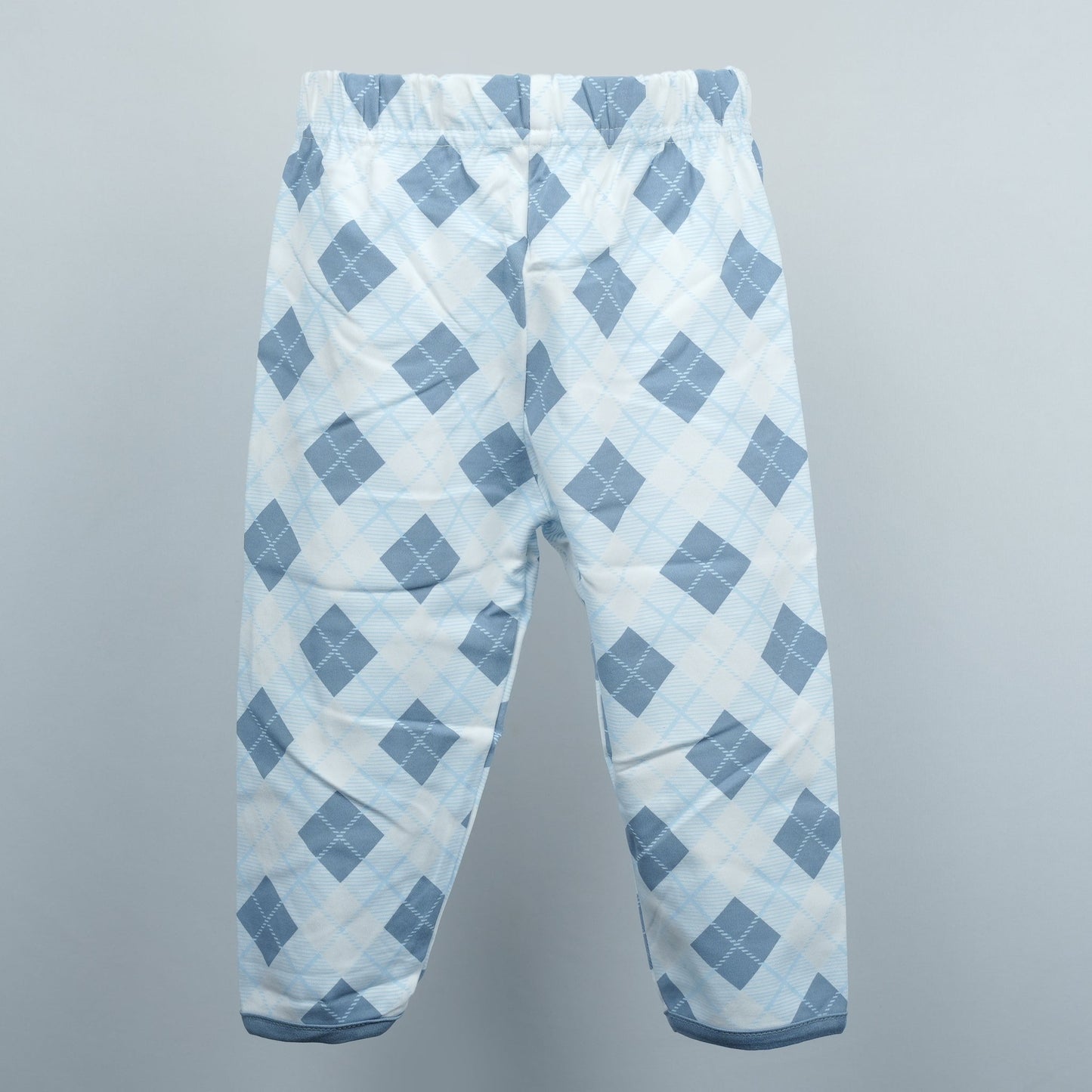 Charcoal Grey Boys’ Nightwear Set | Ollypop Elastic Waist Pants & Printed Full Sleeve Top